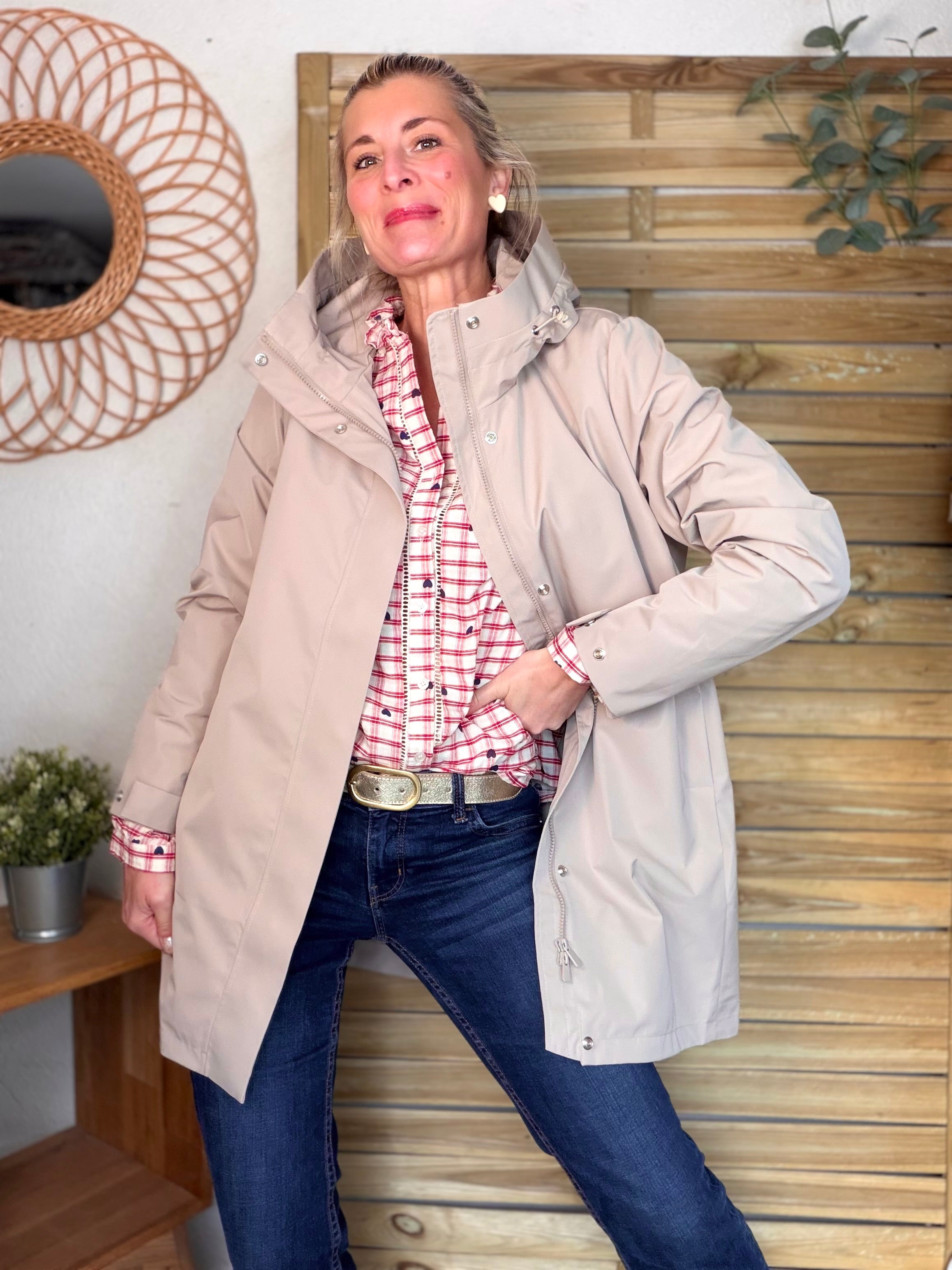 Imperméable LAURENCE long - Beige