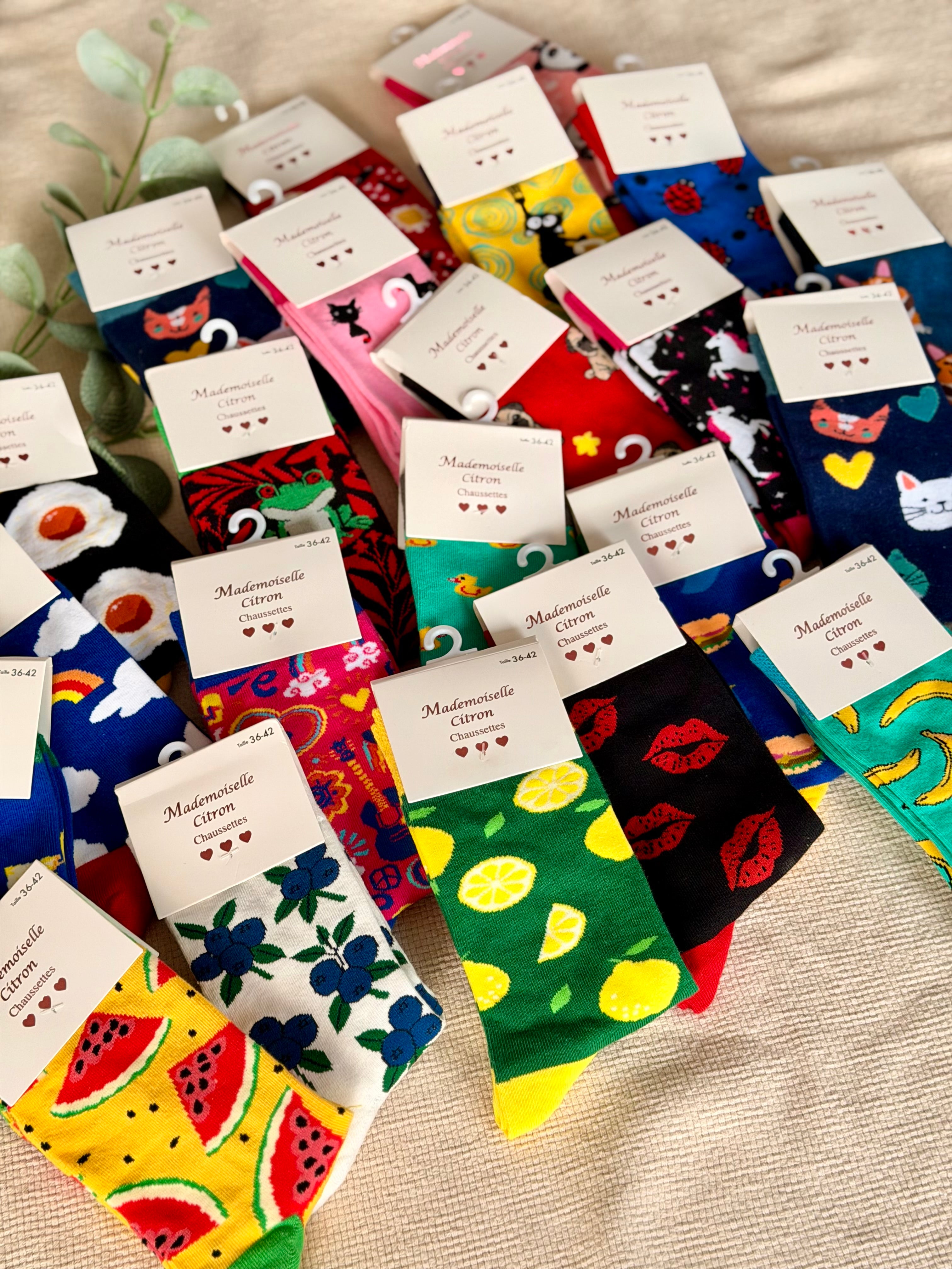 Chaussettes mixtes dessins multico - ZAÏA