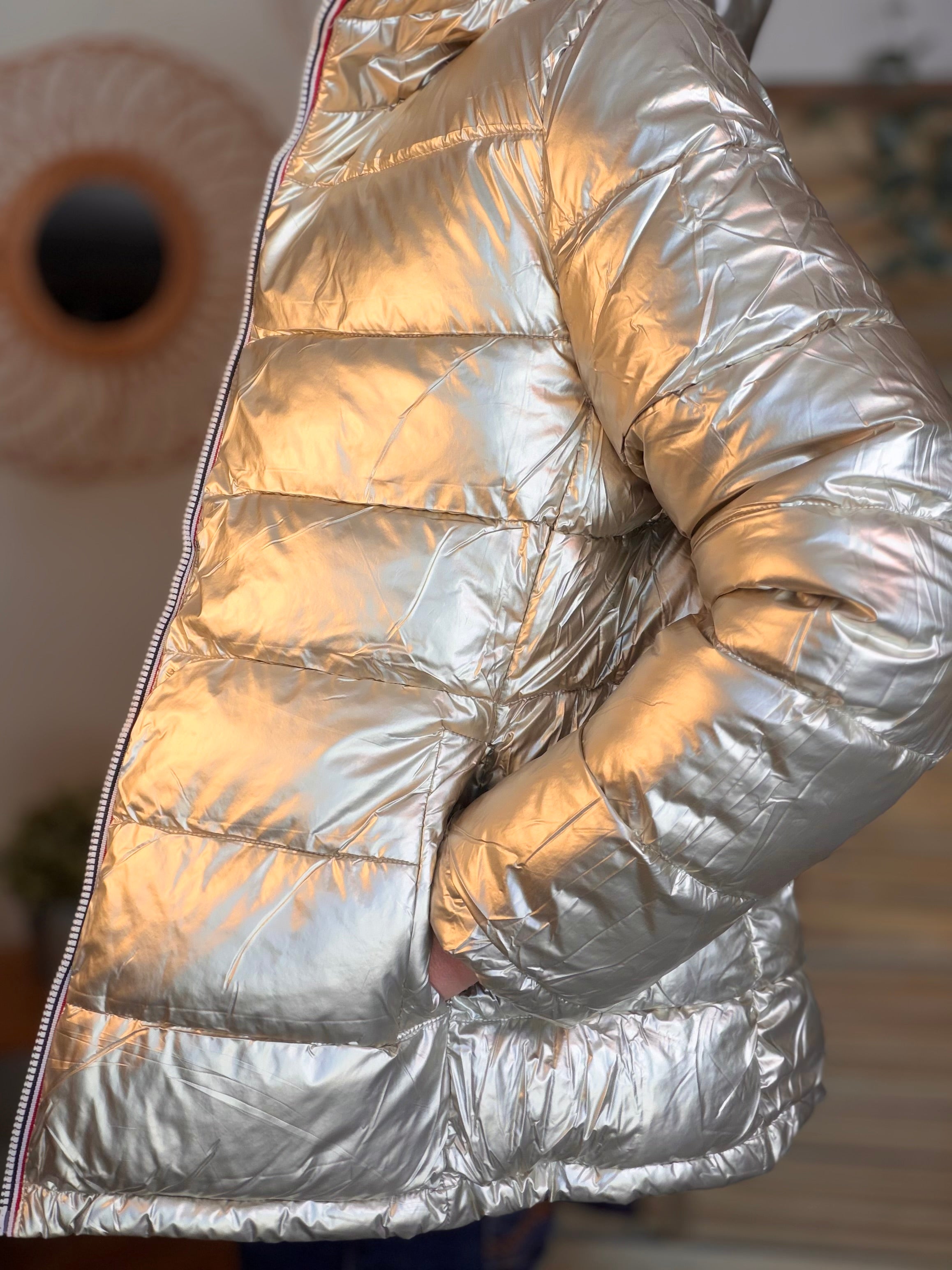 ⚡️PÉPITES FRIDAY - Doudoune imperméable réversible longue ANGÈLE COURT - Beige rosé - MELYA MELODY