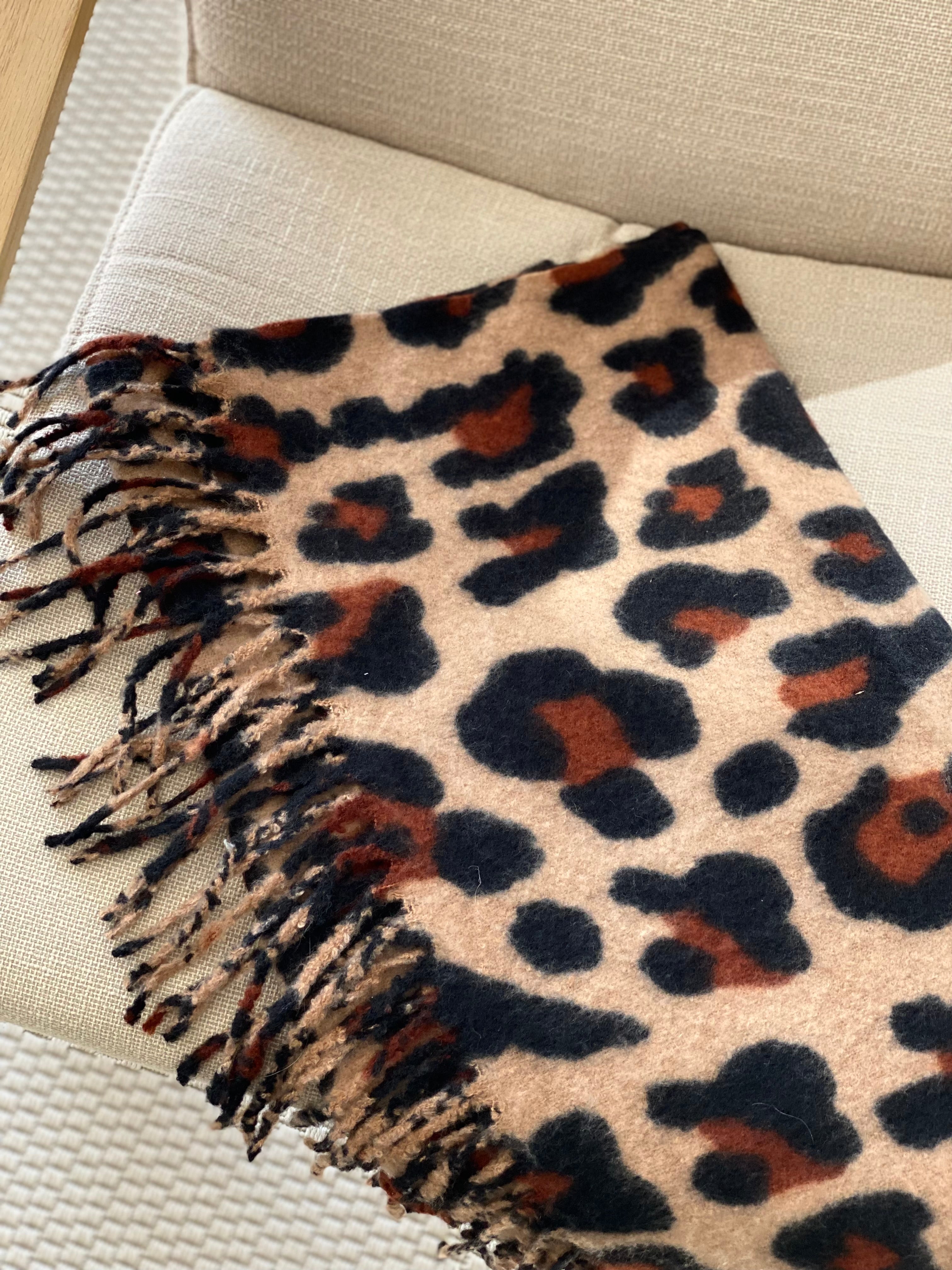 Écharpe douce MARTINE - Léo Taupe 🐆