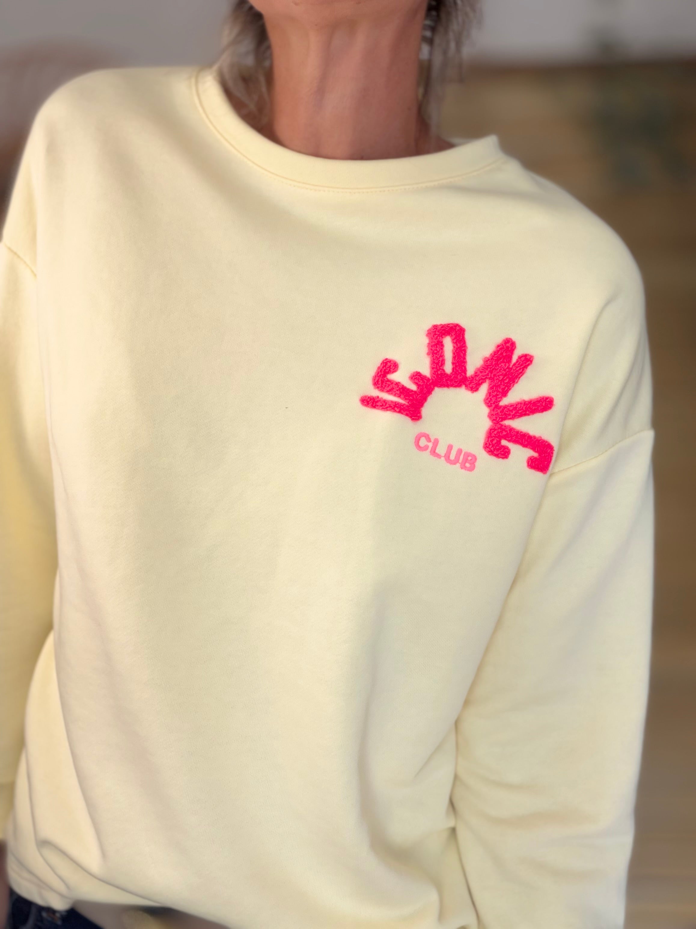 Sweat ICONIC multicolore - NORA Jaune