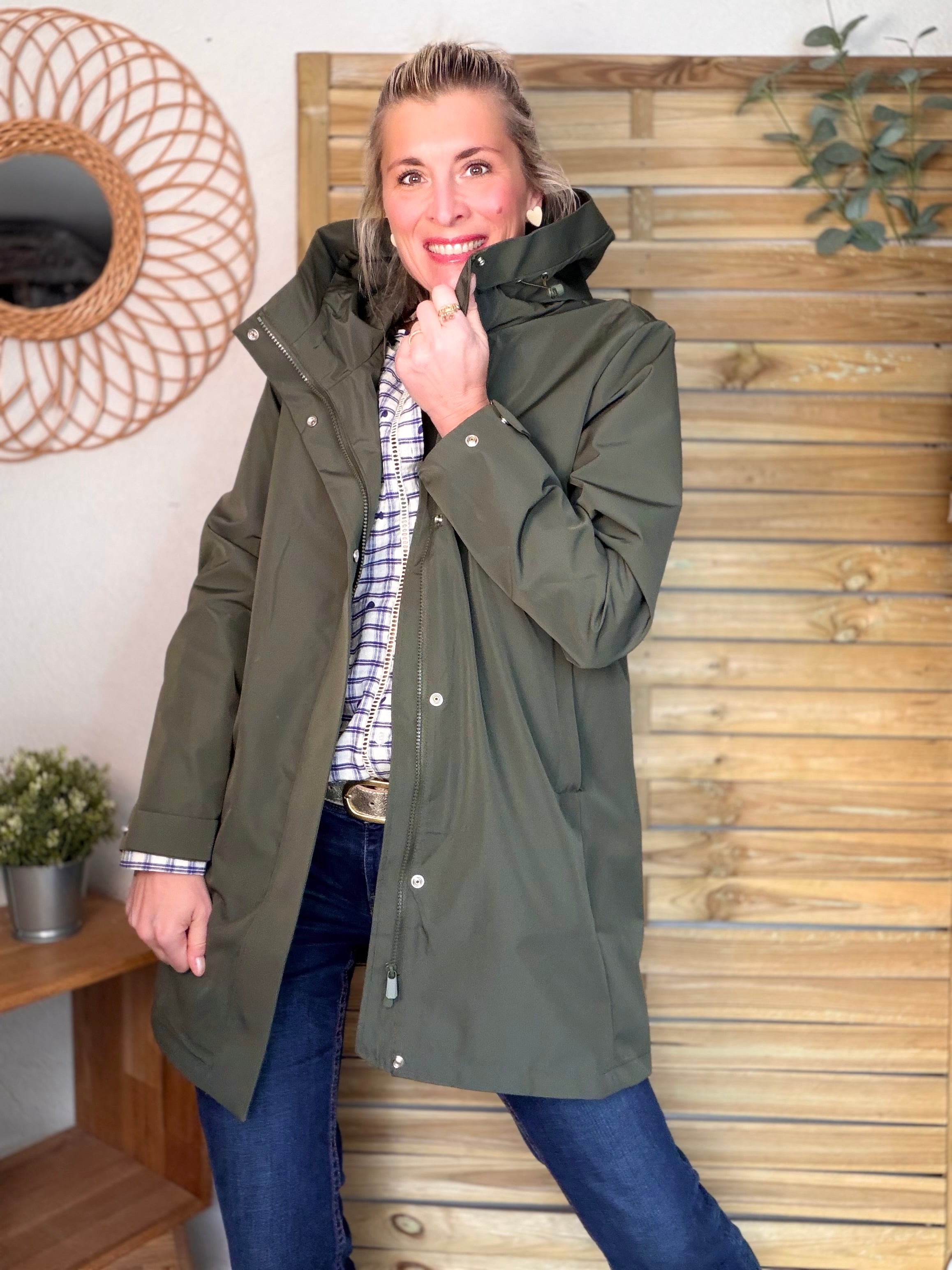 Imperméable LAURENCE long - Kaki