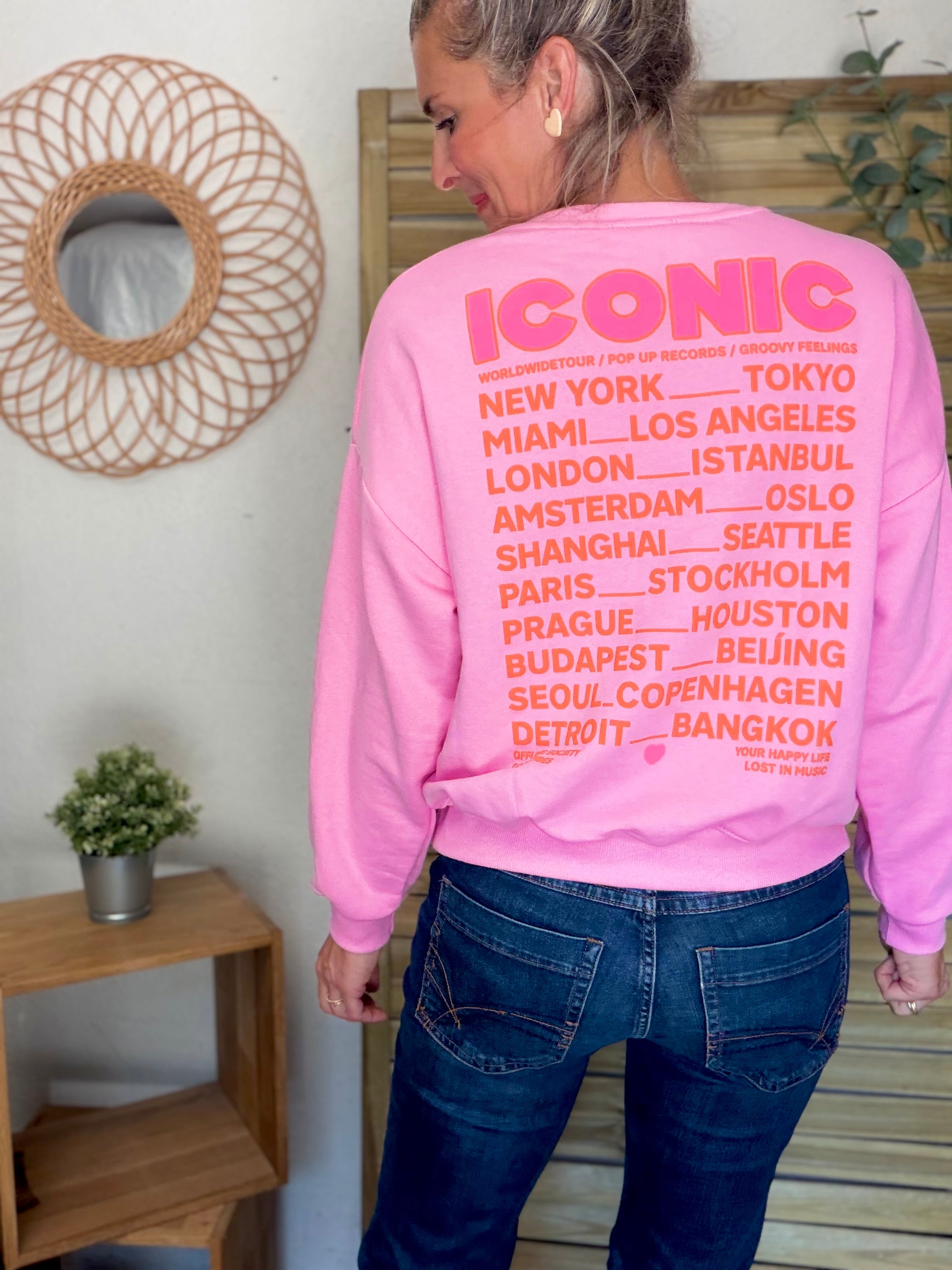 Sweat ICONIC COLINE - Rose