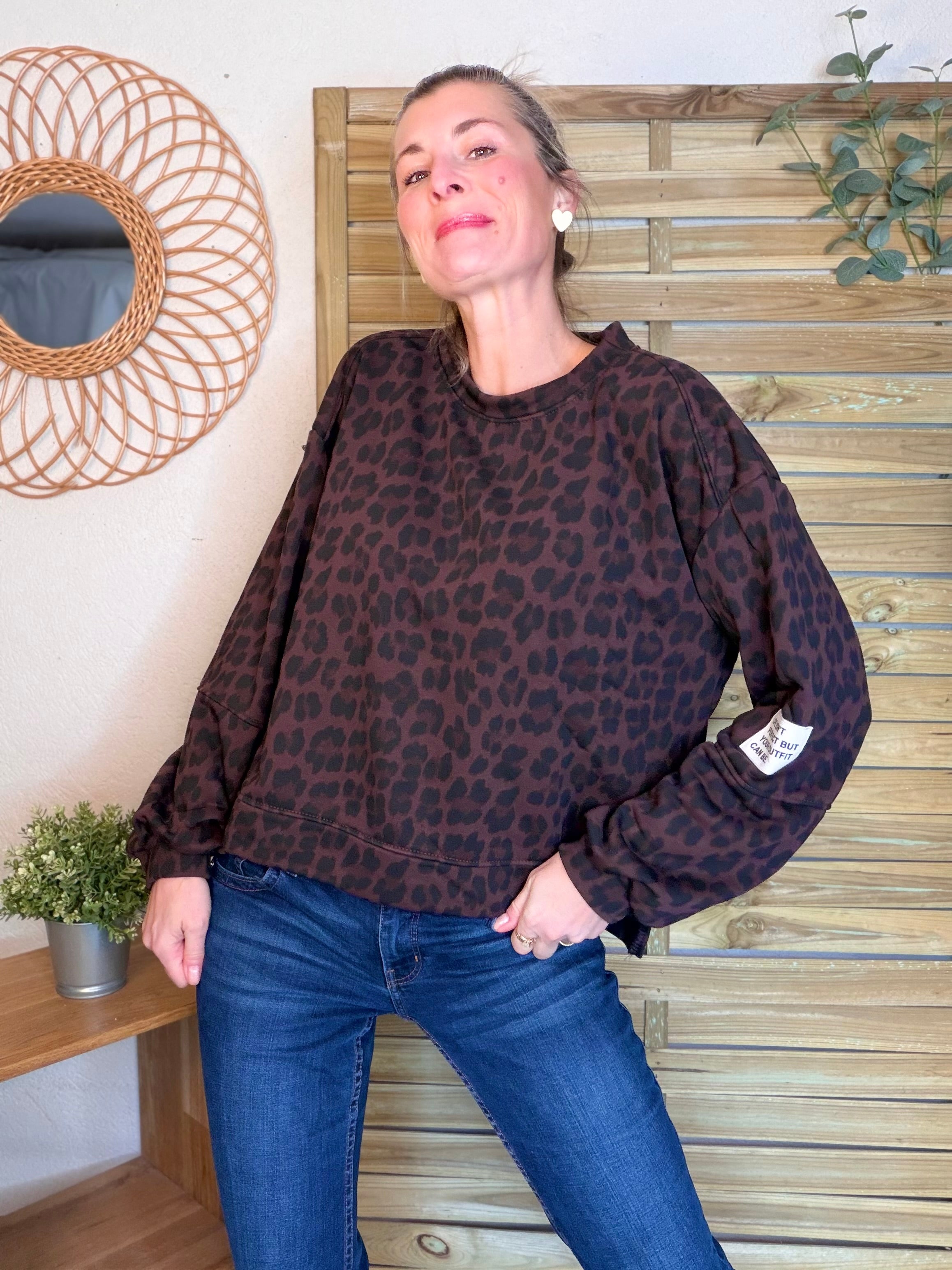 Sweat Léo Choco MAELLE