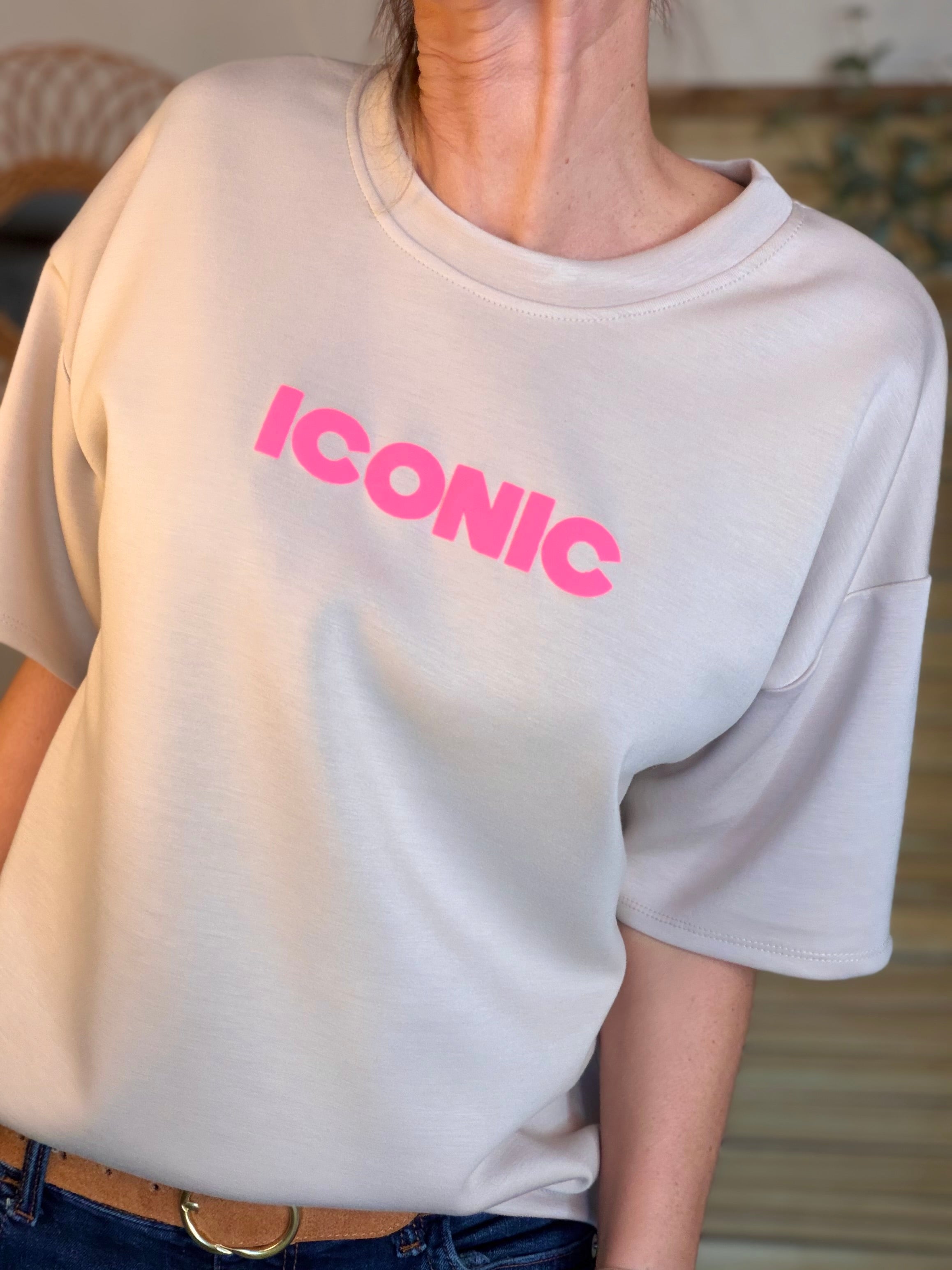 Tee shirt ICONIC - THÉA Beige