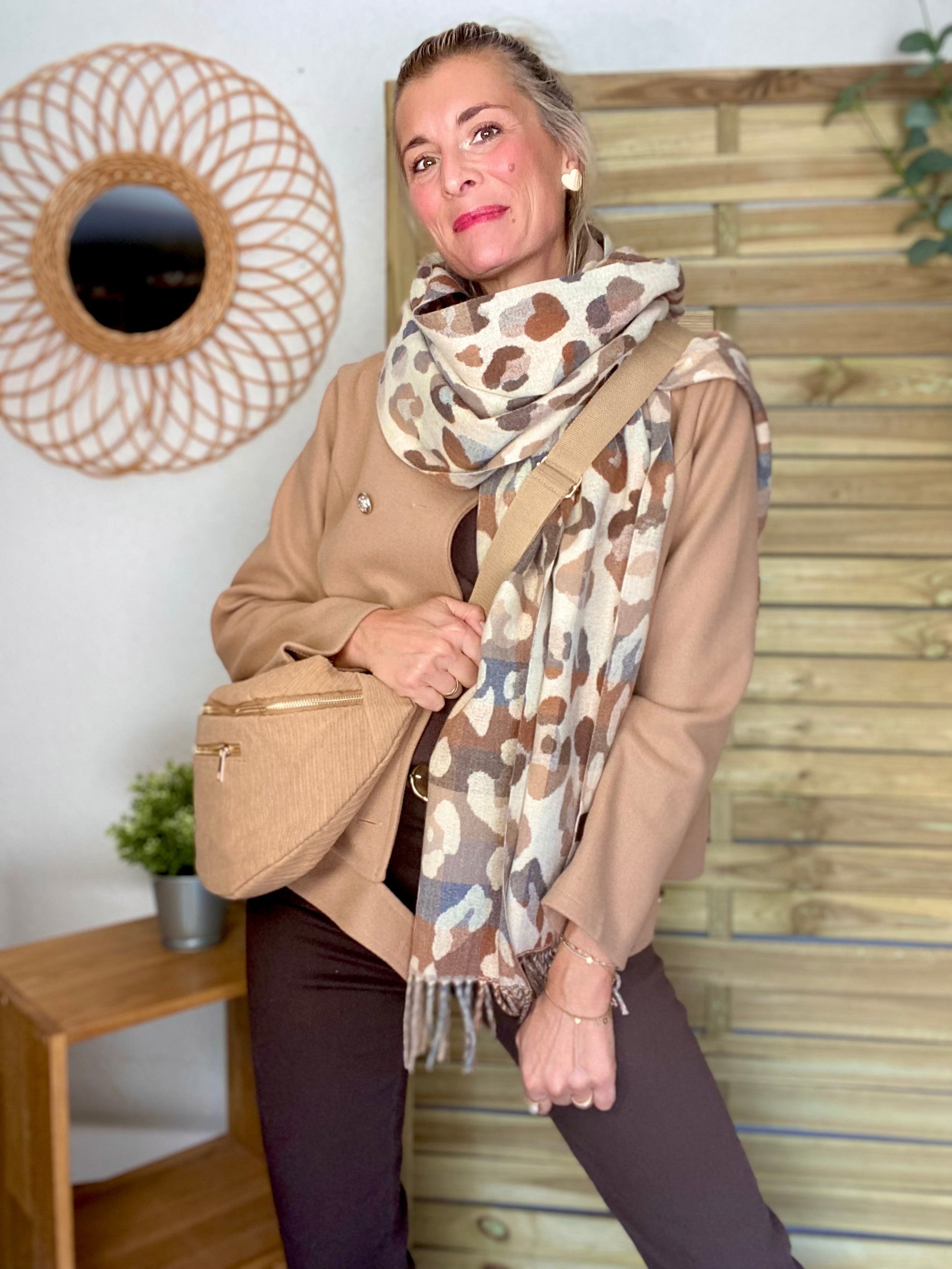Veste caban légère JACK - Camel clair
