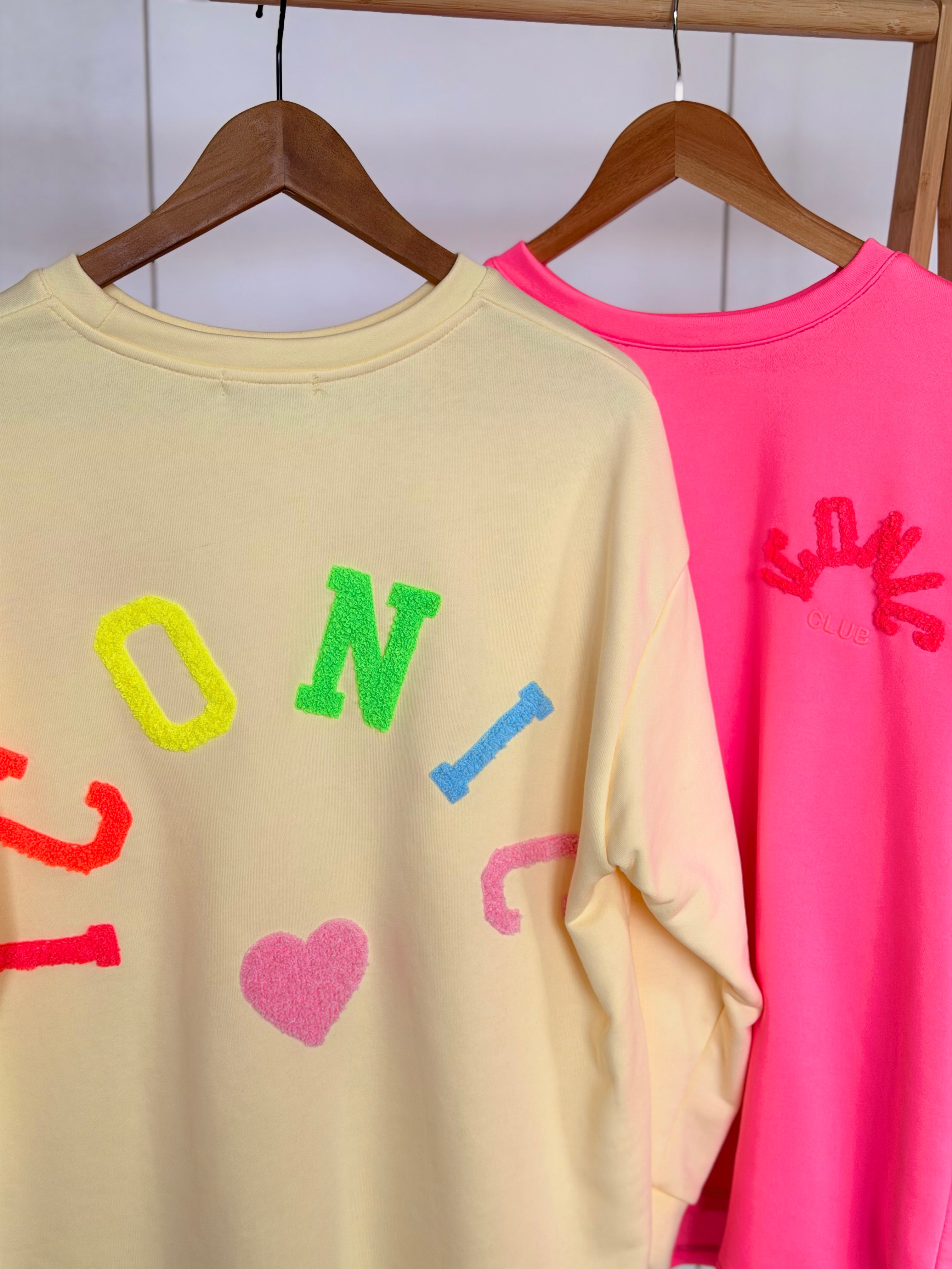 Sweat ICONIC multicolore - NORA Jaune