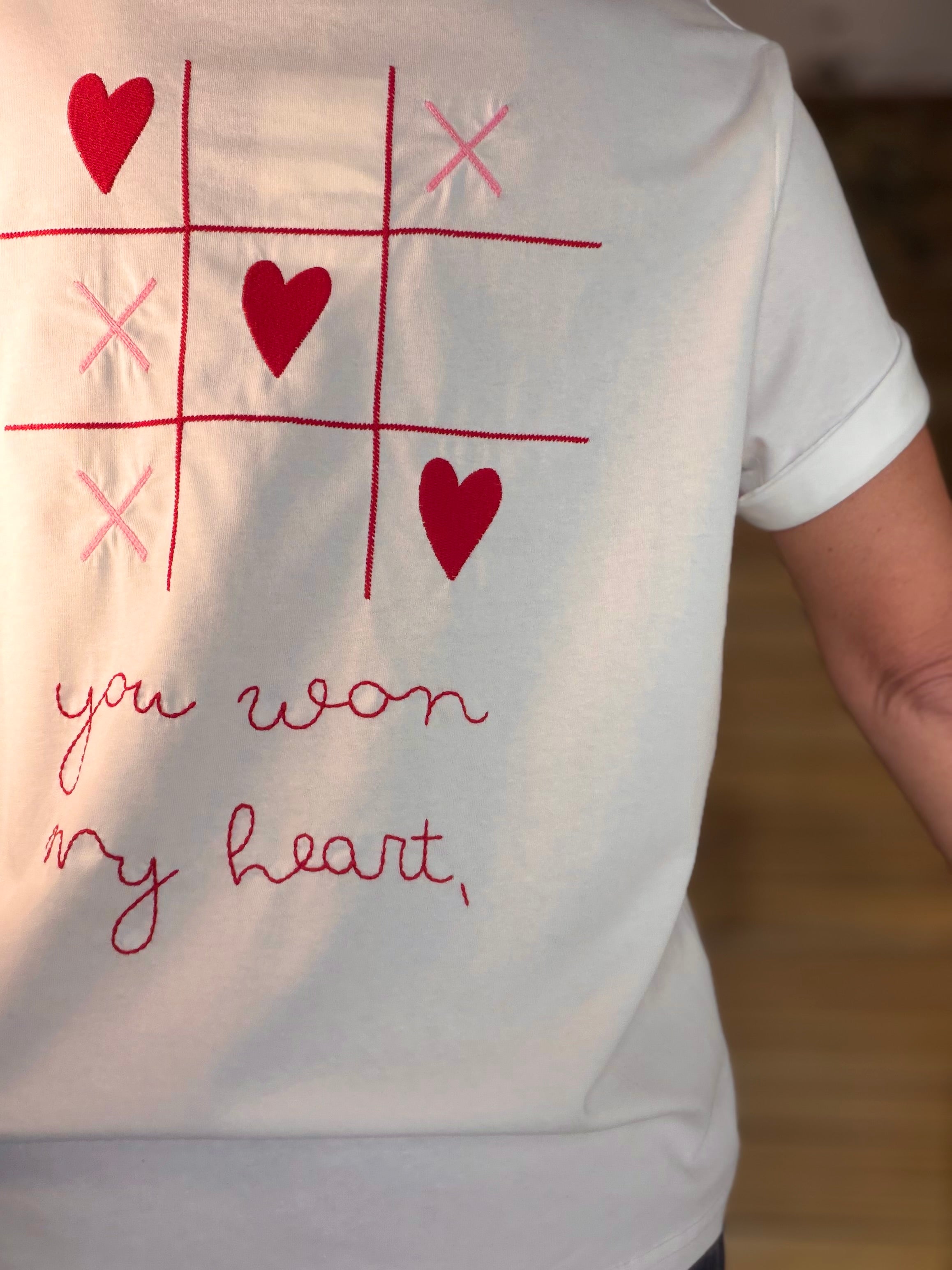 Tee shirt YOU WON MY HEART - MORAG