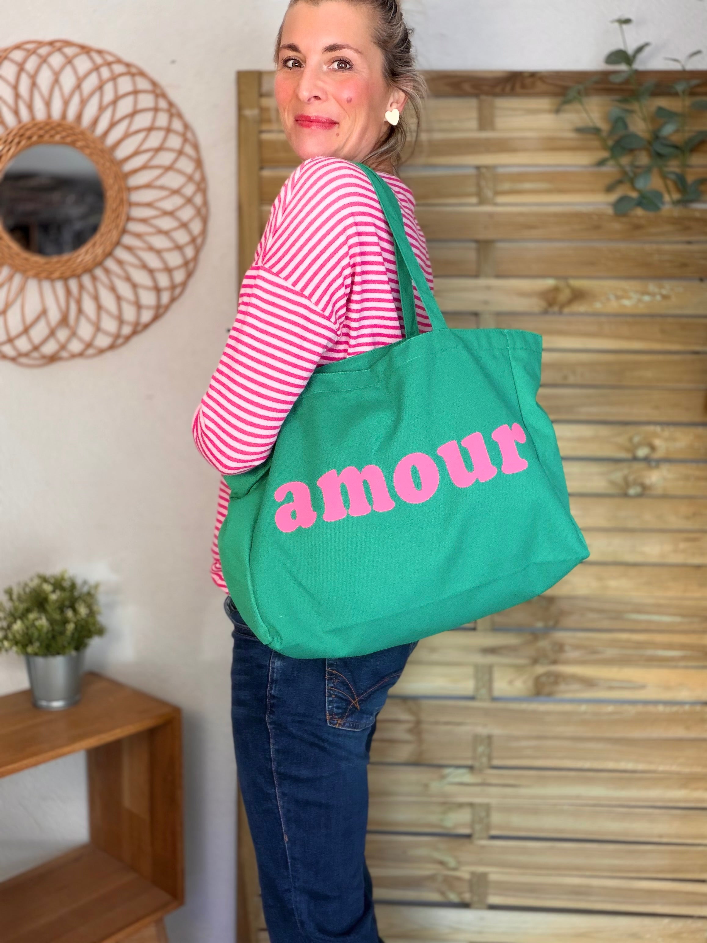 Grand cabas Tote bag amour BELLY