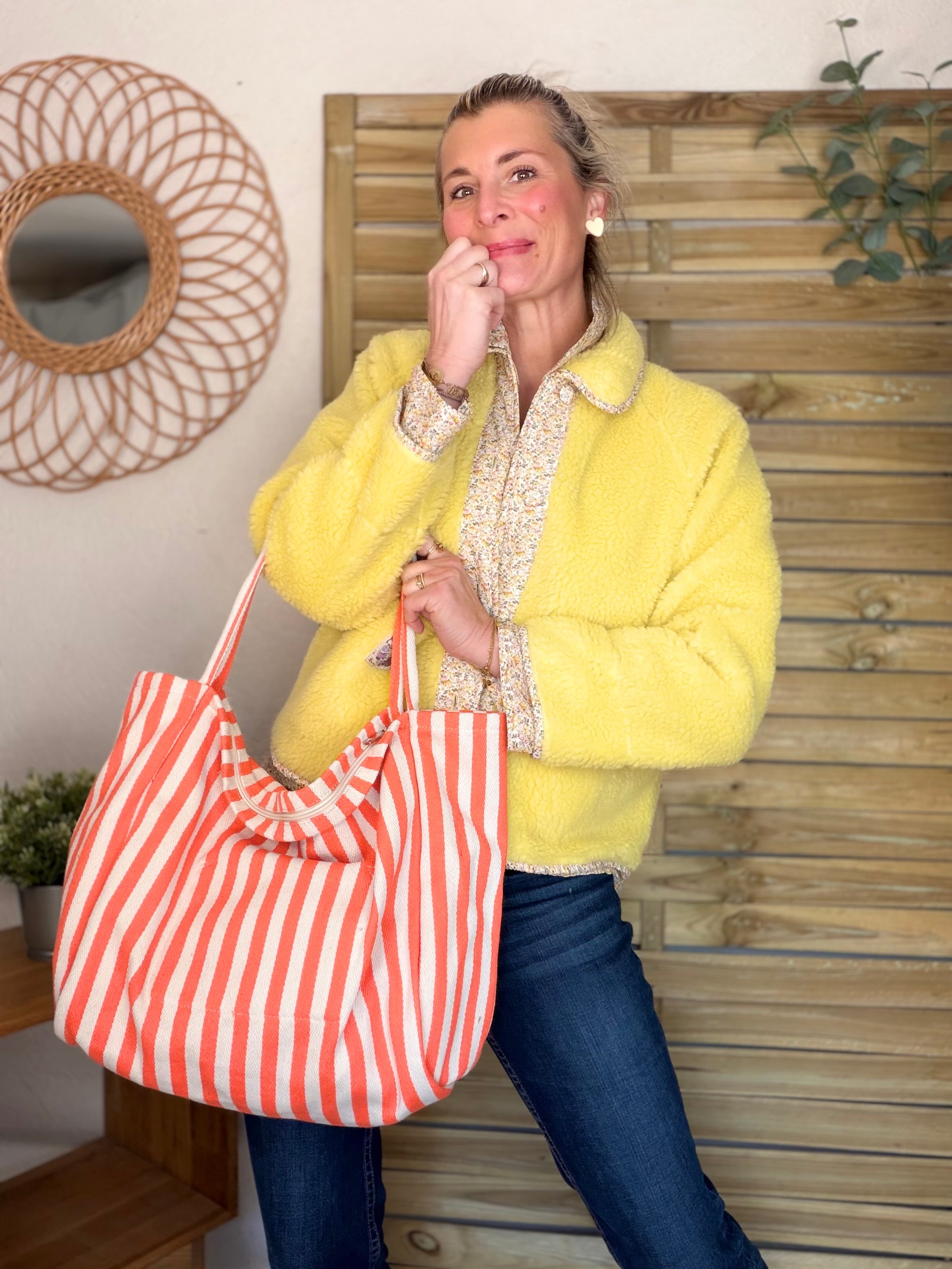 Chemise imprimée Liberty AZÉLIE Jaune