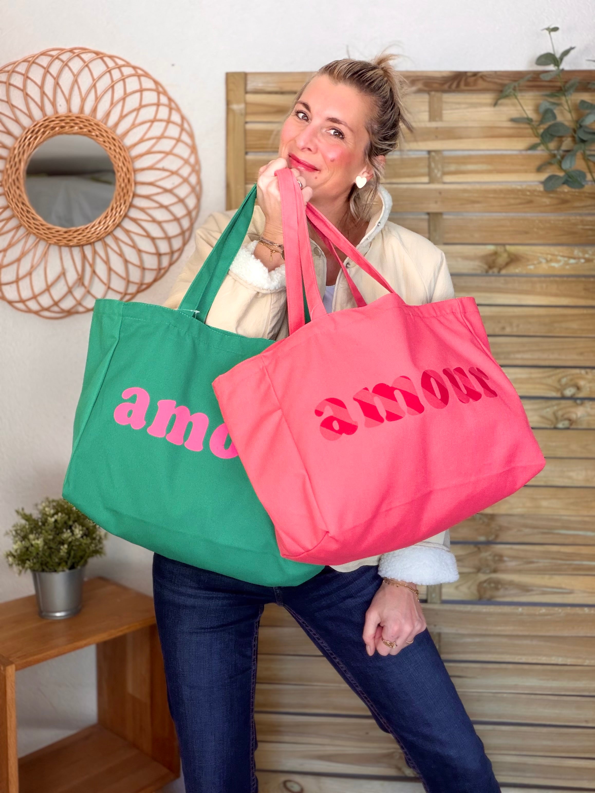Grand cabas Tote bag amour BELLY