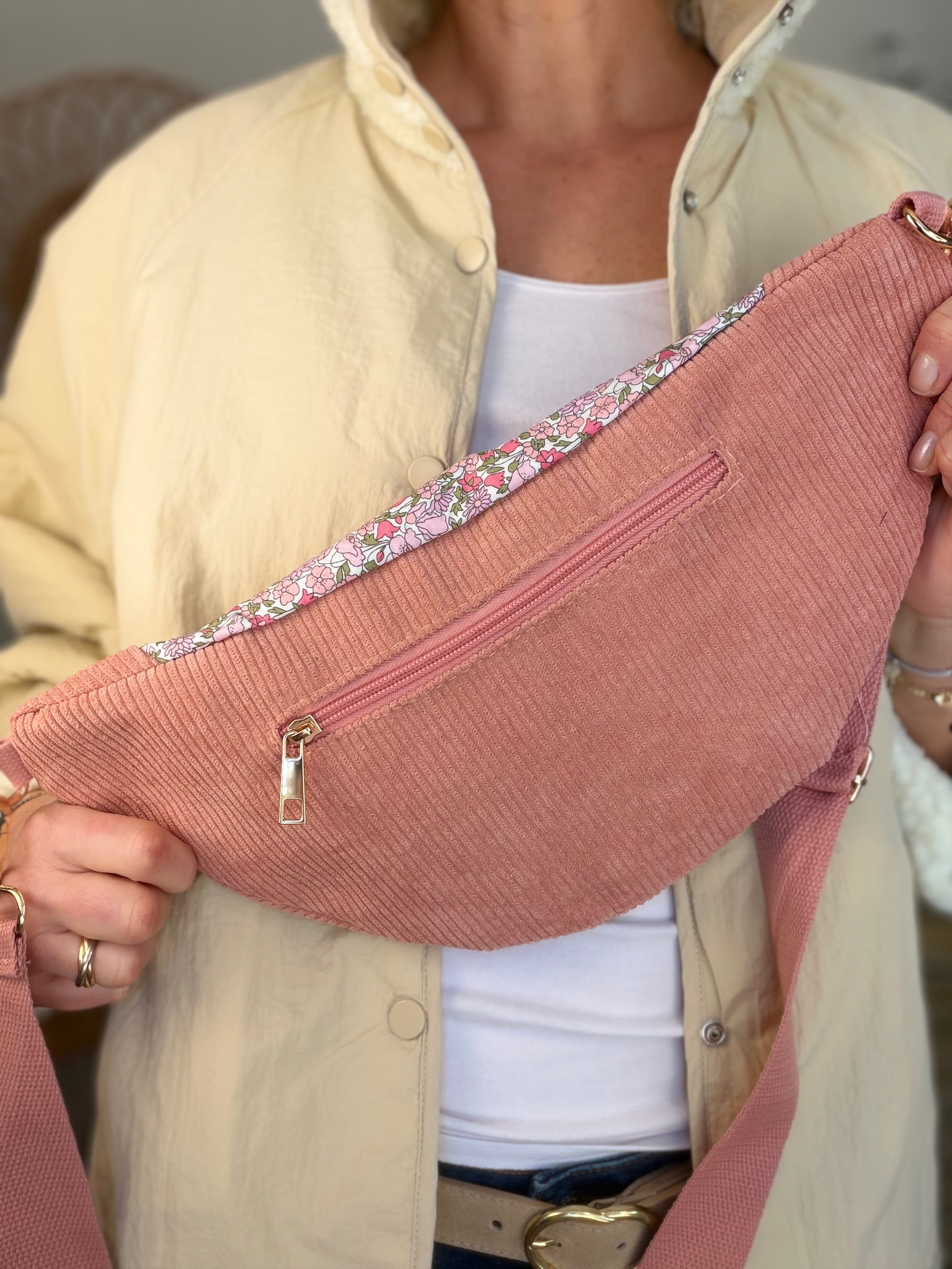 Sac banane Ciao Boum - IVY Liberty - Rose