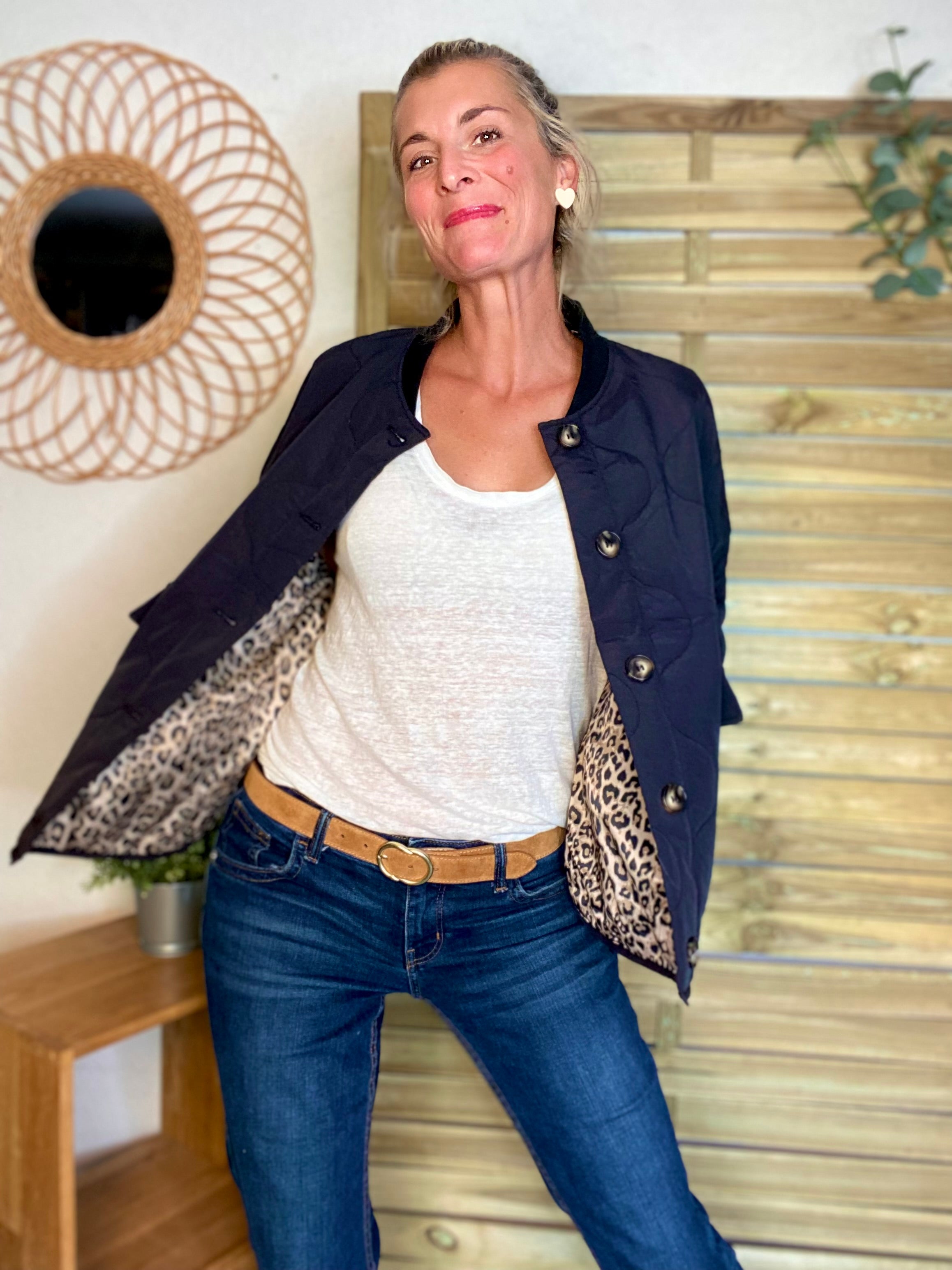 ⚡️ PÉPITES FRIDAY - Veste matelassée noir/léo HARPER