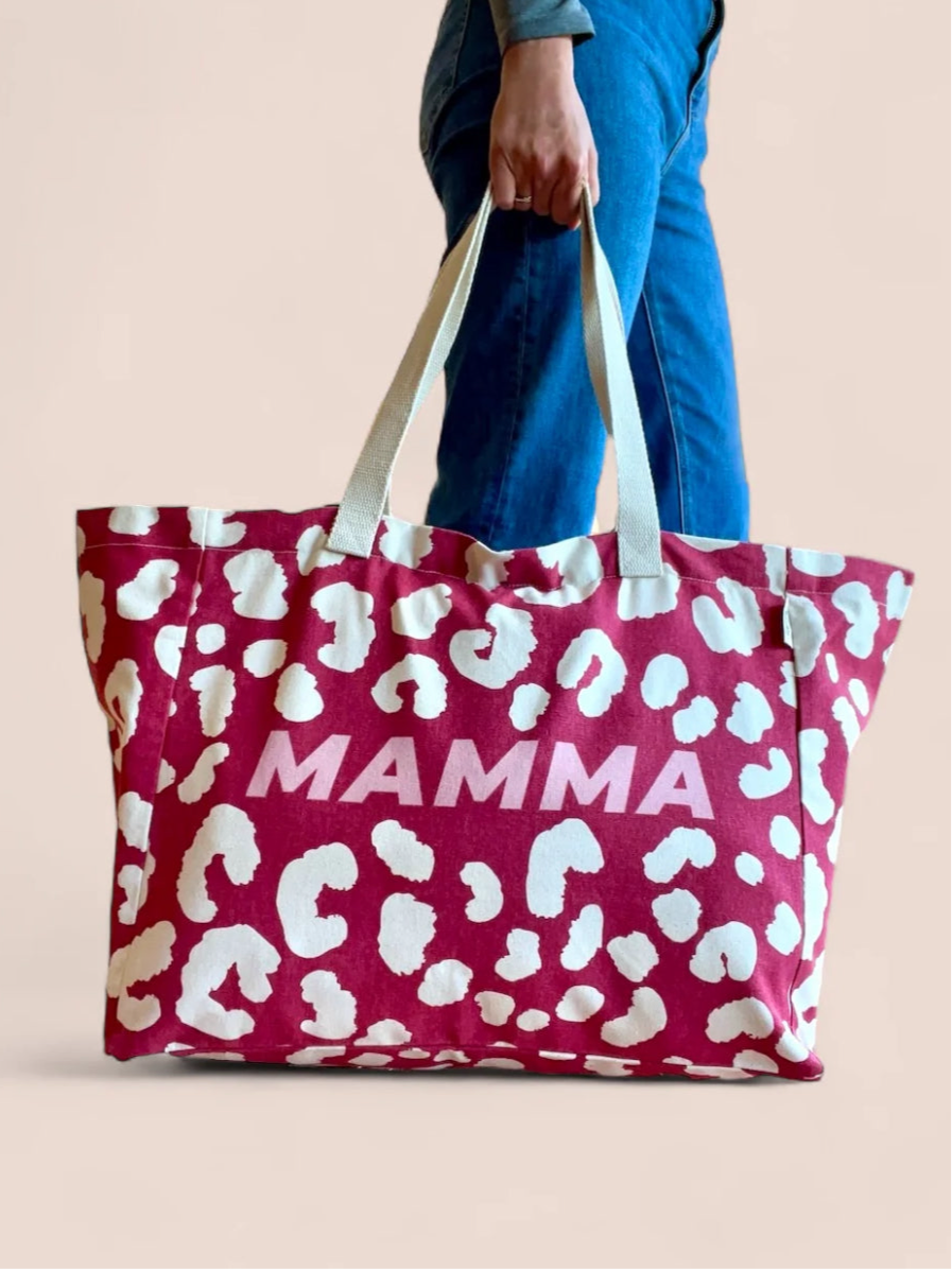 Sac cabas MAMMA Léopard - FAMILY IMPACT STORIES