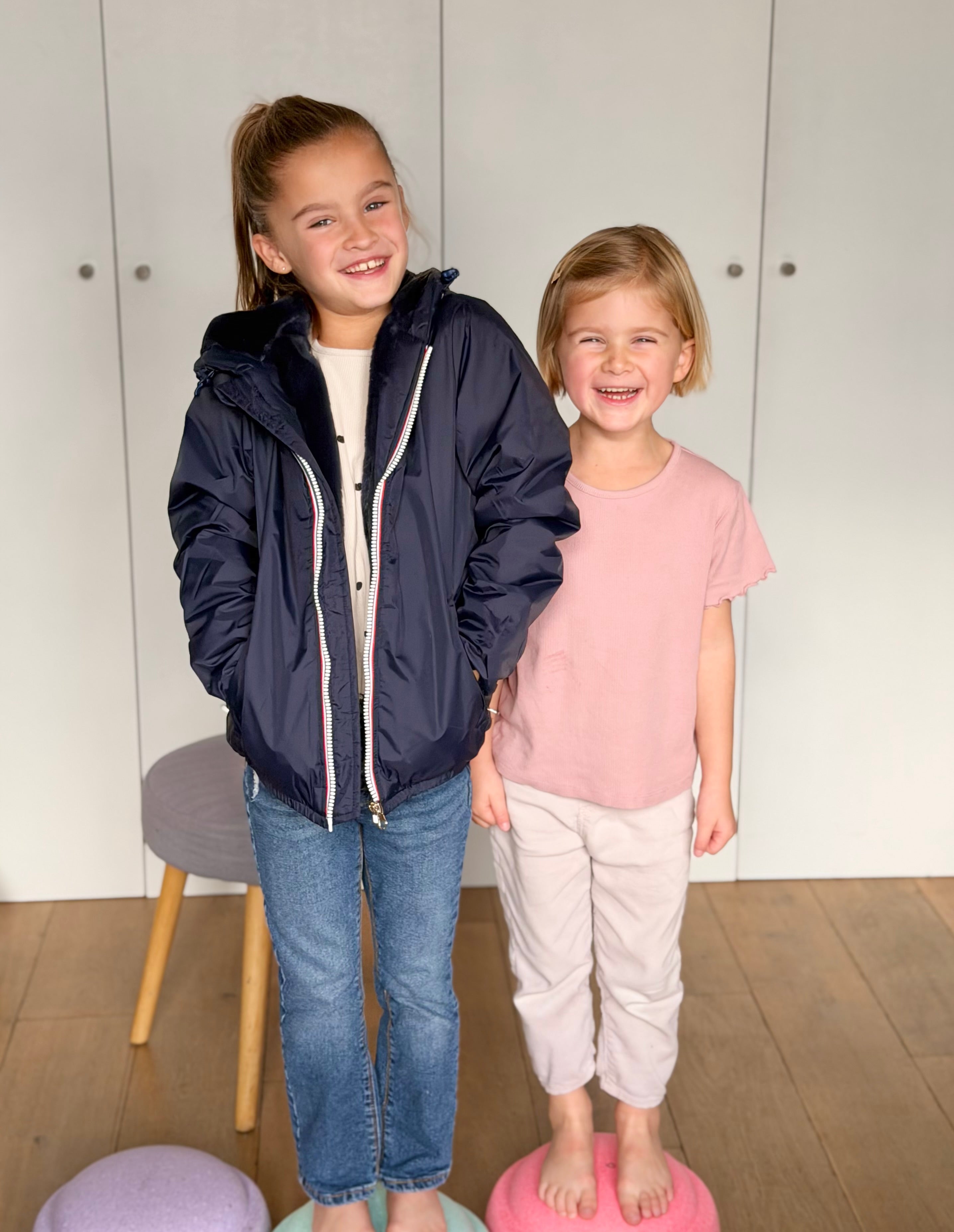 Parka Imperméable mixte LOUIS.E KIDS fourré - Bleu marine - LAURA JO ( DÉSTOCKAGE taille 6 ans)