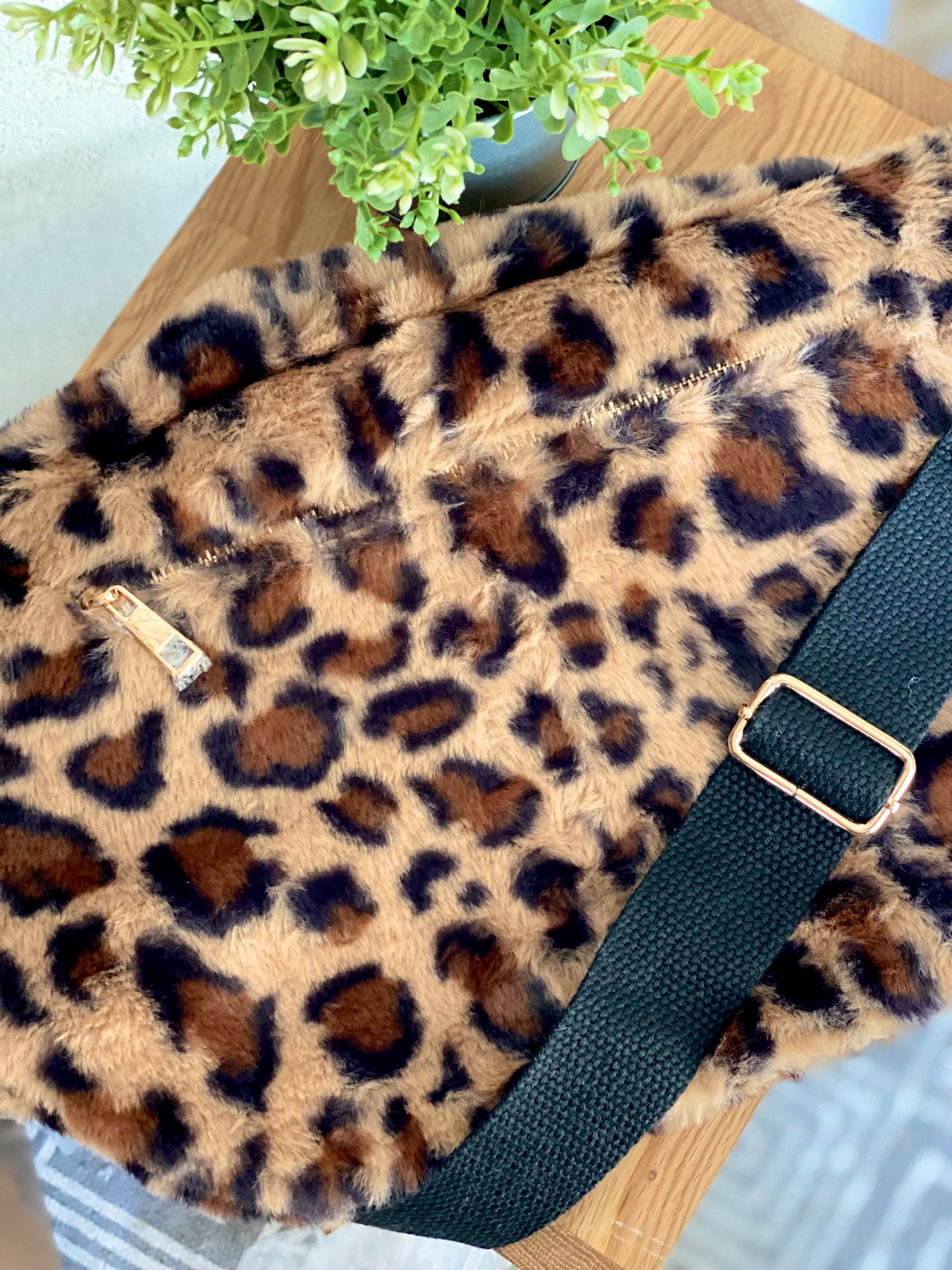 Sac banane XXL fourrure Ciao Boum CASSIE - Léo 🐆