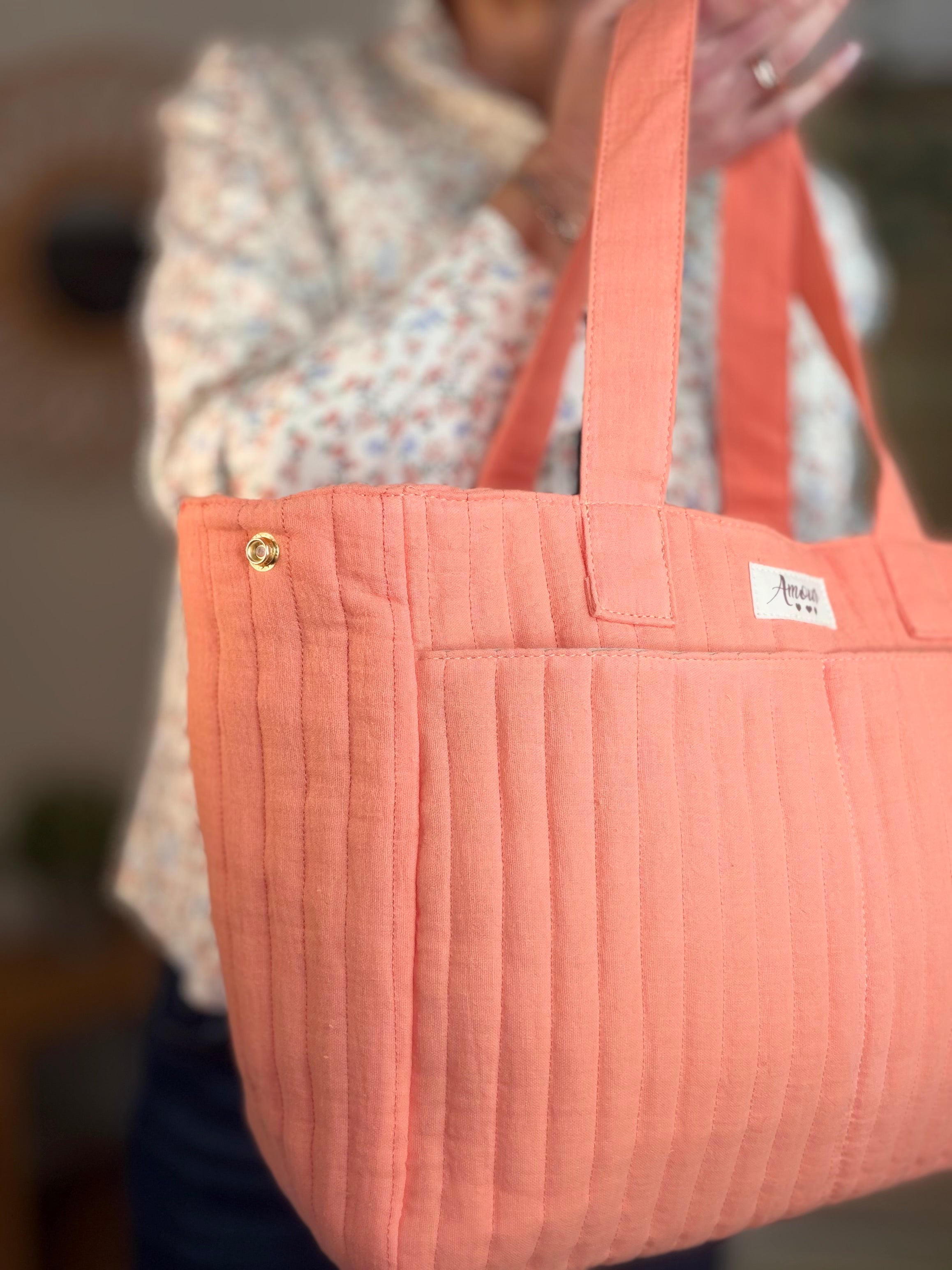 Sac week-end / à langer ANTONIN Corail