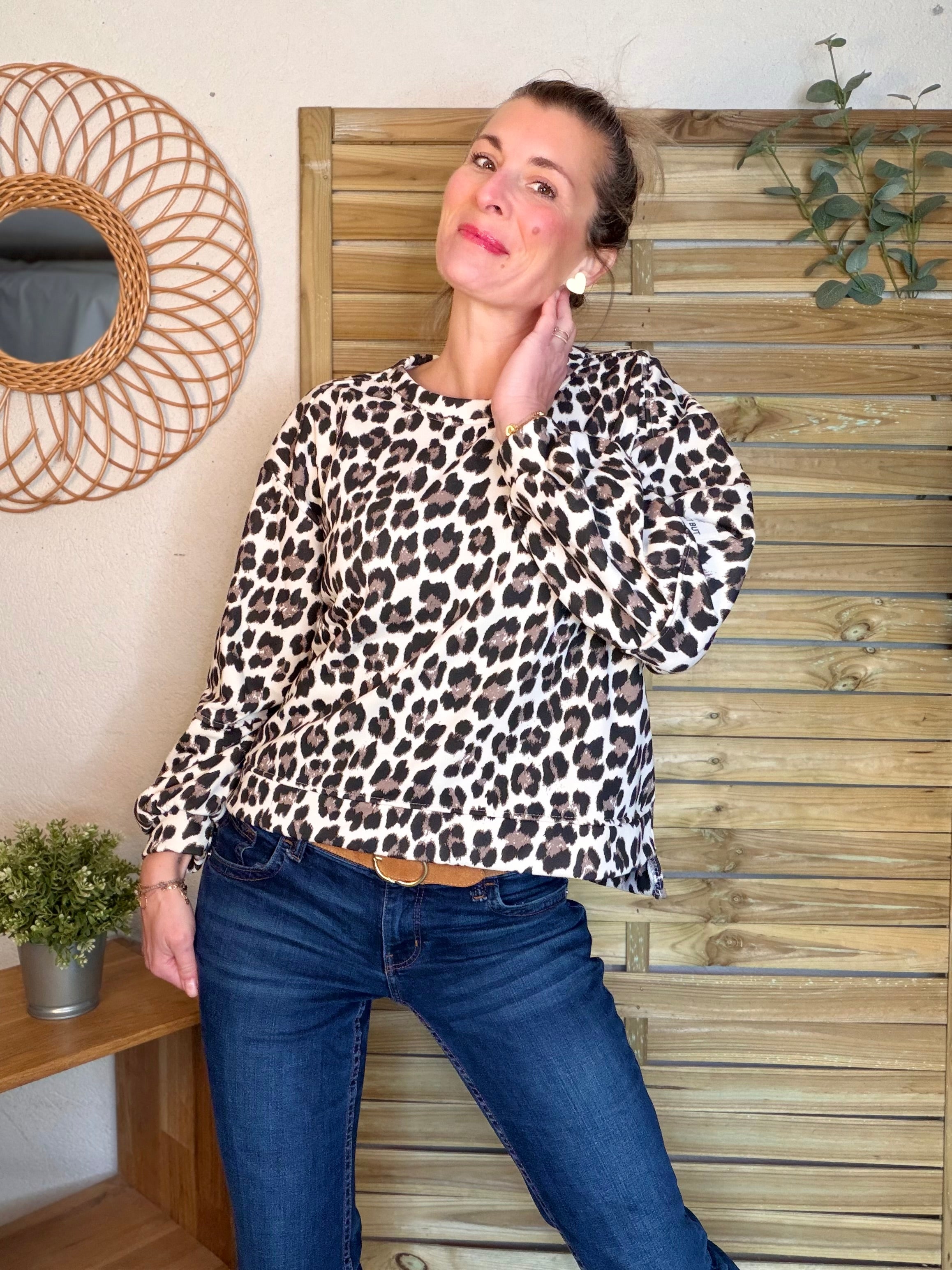 Sweat Léo Beige MAELLE