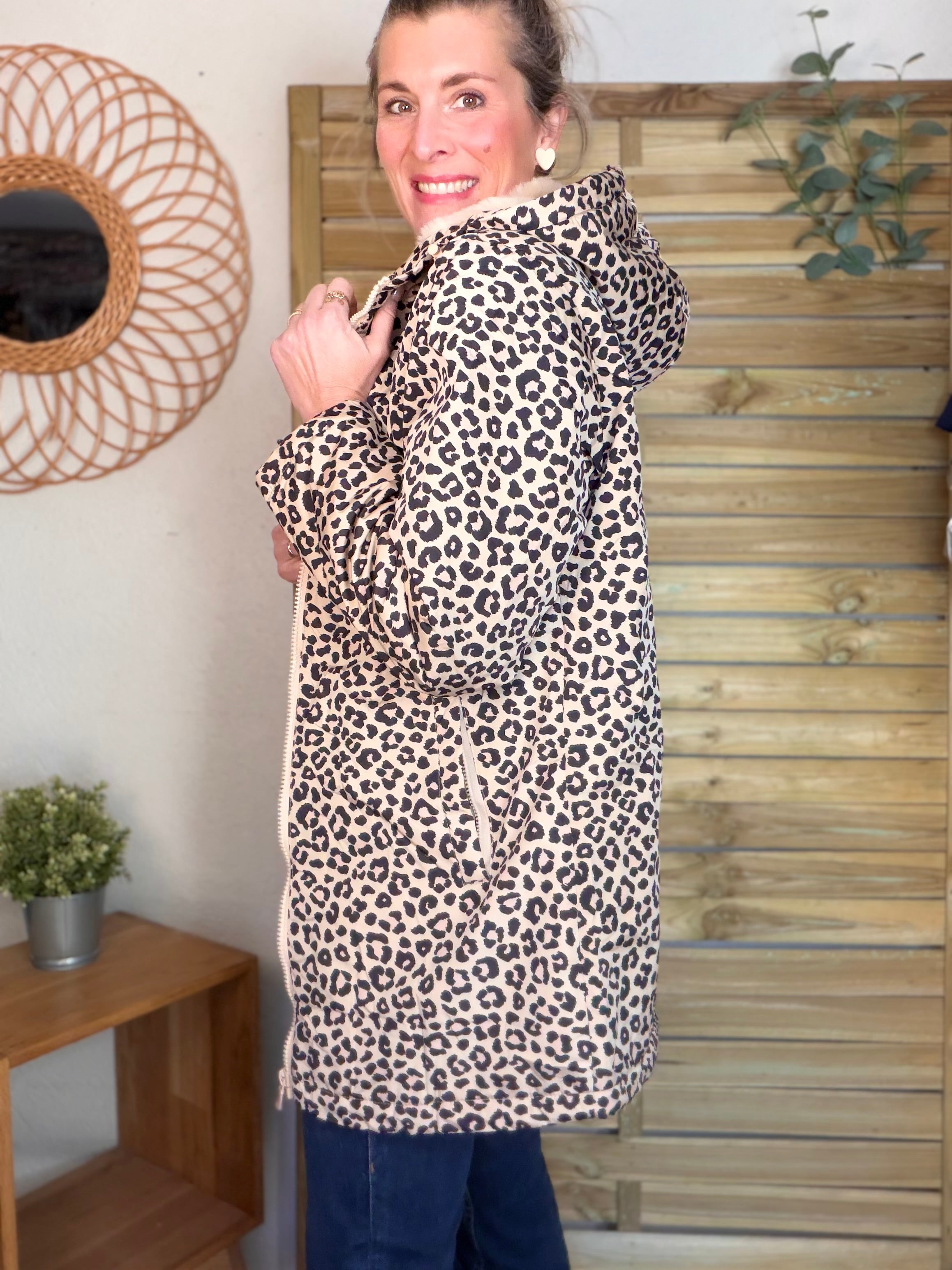 ⚡️ ARRIVAGE - Parka Imperméable fourré ALICE - Léo beige