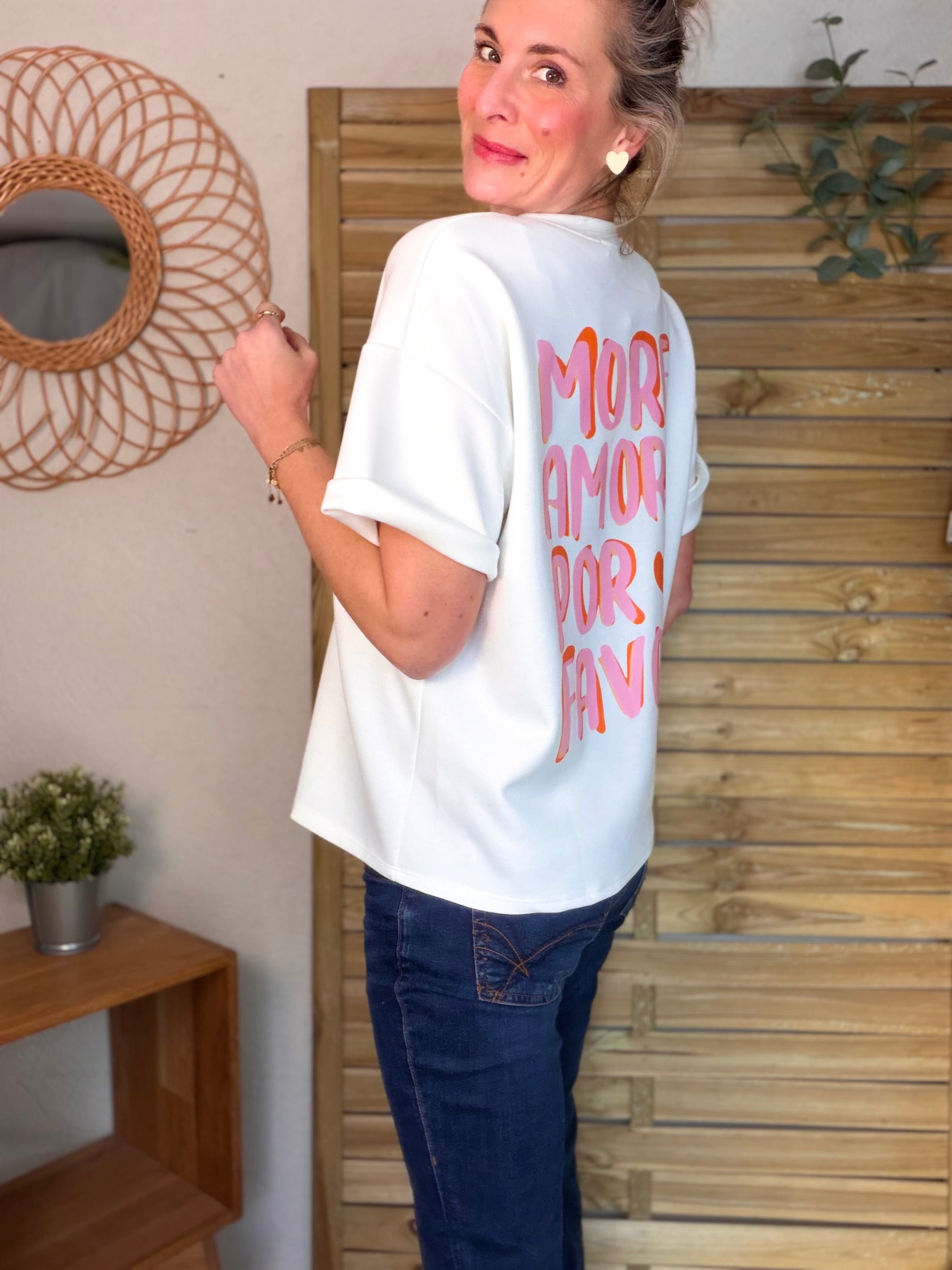 Tee shirt MORE AMOR - THÉA