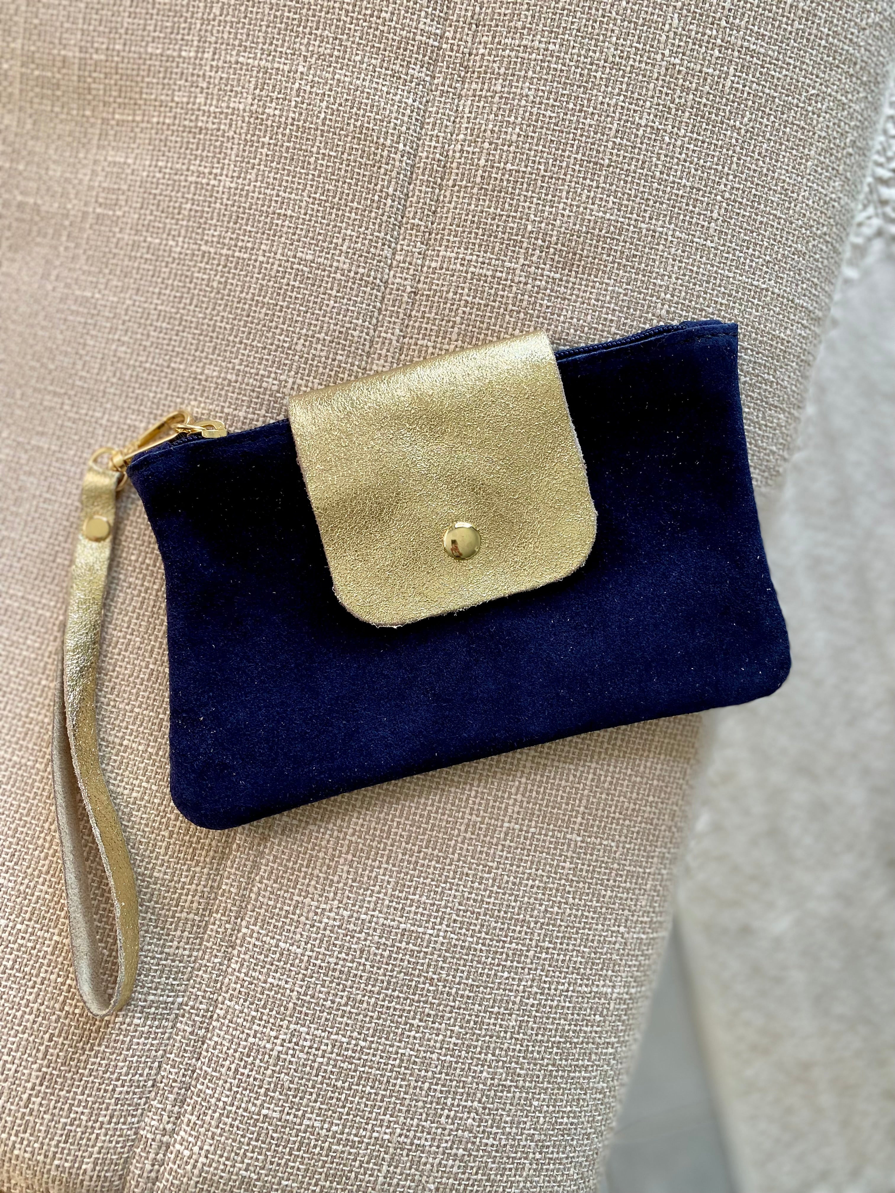 Pochette à main en cuir - BERTILLE