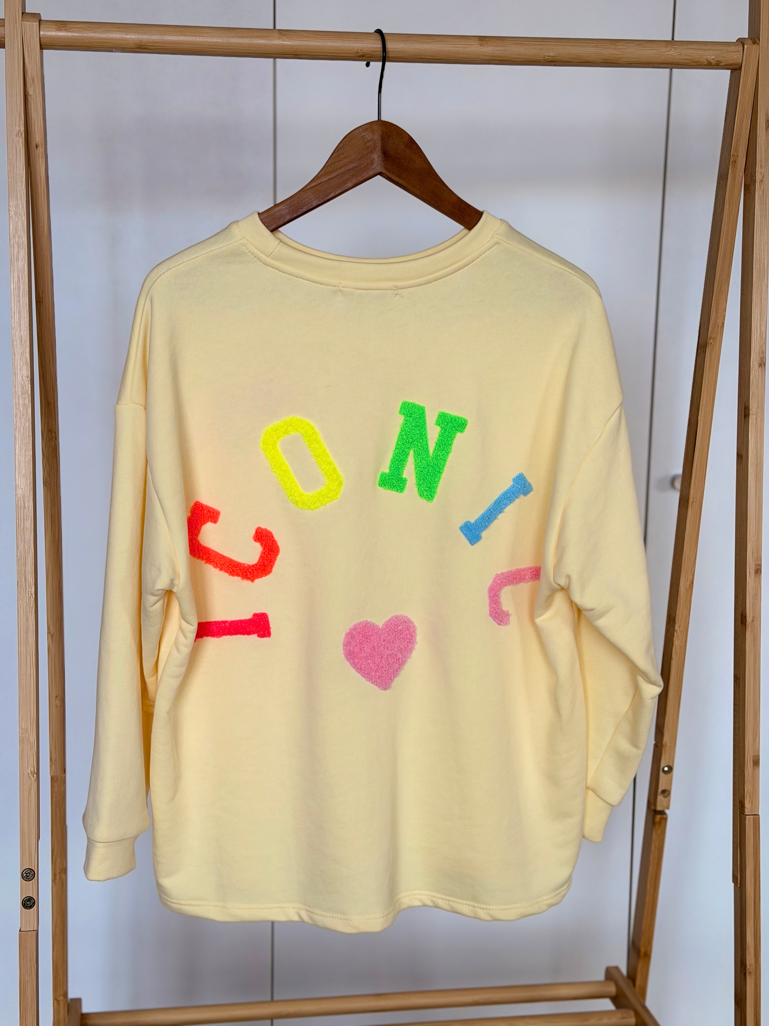 Sweat ICONIC multicolore - NORA Jaune