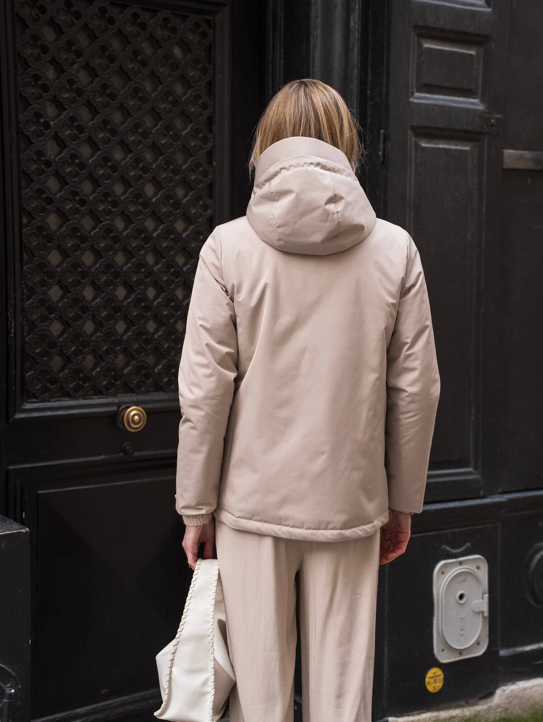 LAURA JO - Parka fourrée imperméable AMBRE MI-LONG - Beige / Camel