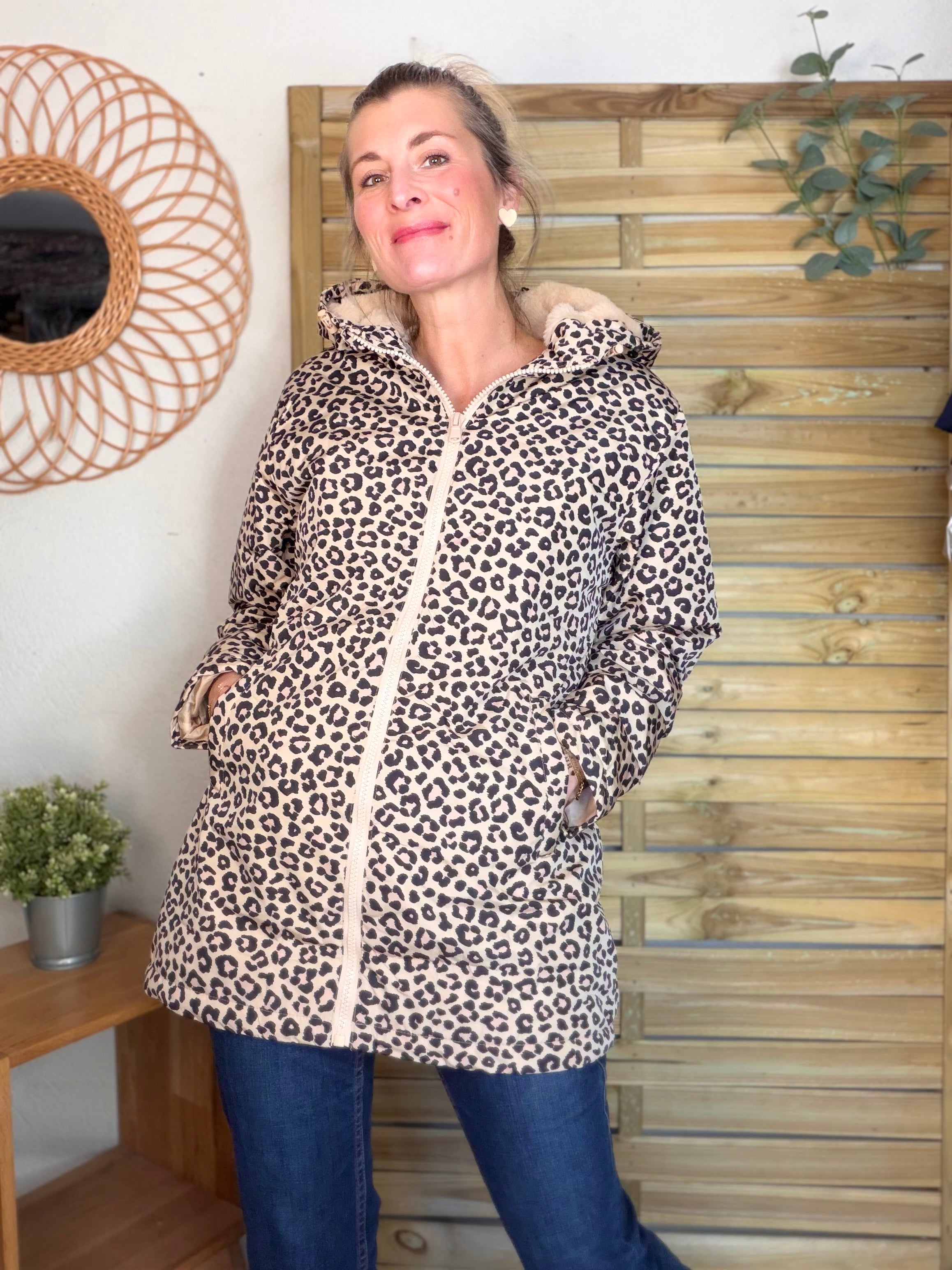 ⚡️ ARRIVAGE - Parka Imperméable fourré ALICE - Léo beige