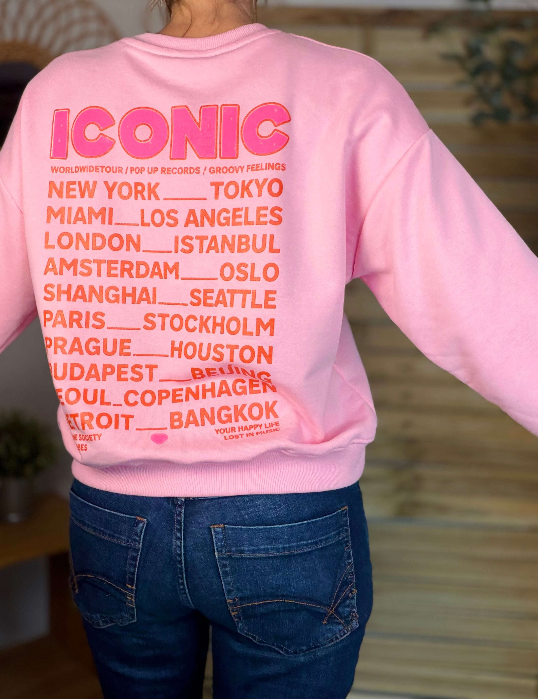 Sweat ICONIC COLINE - Rose