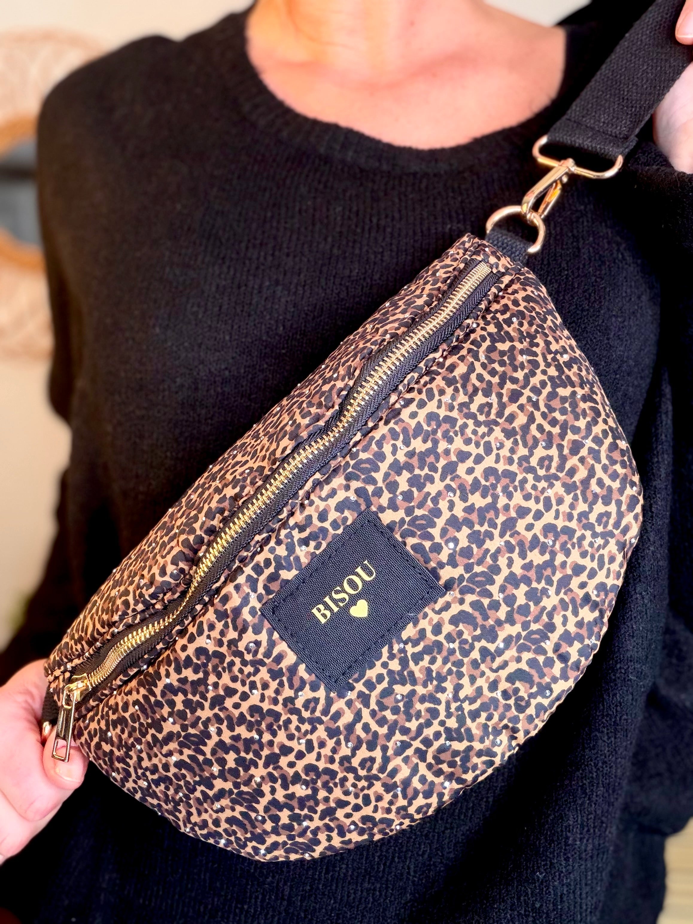 Sac banane avec strass BONNIE - Léo Bisous