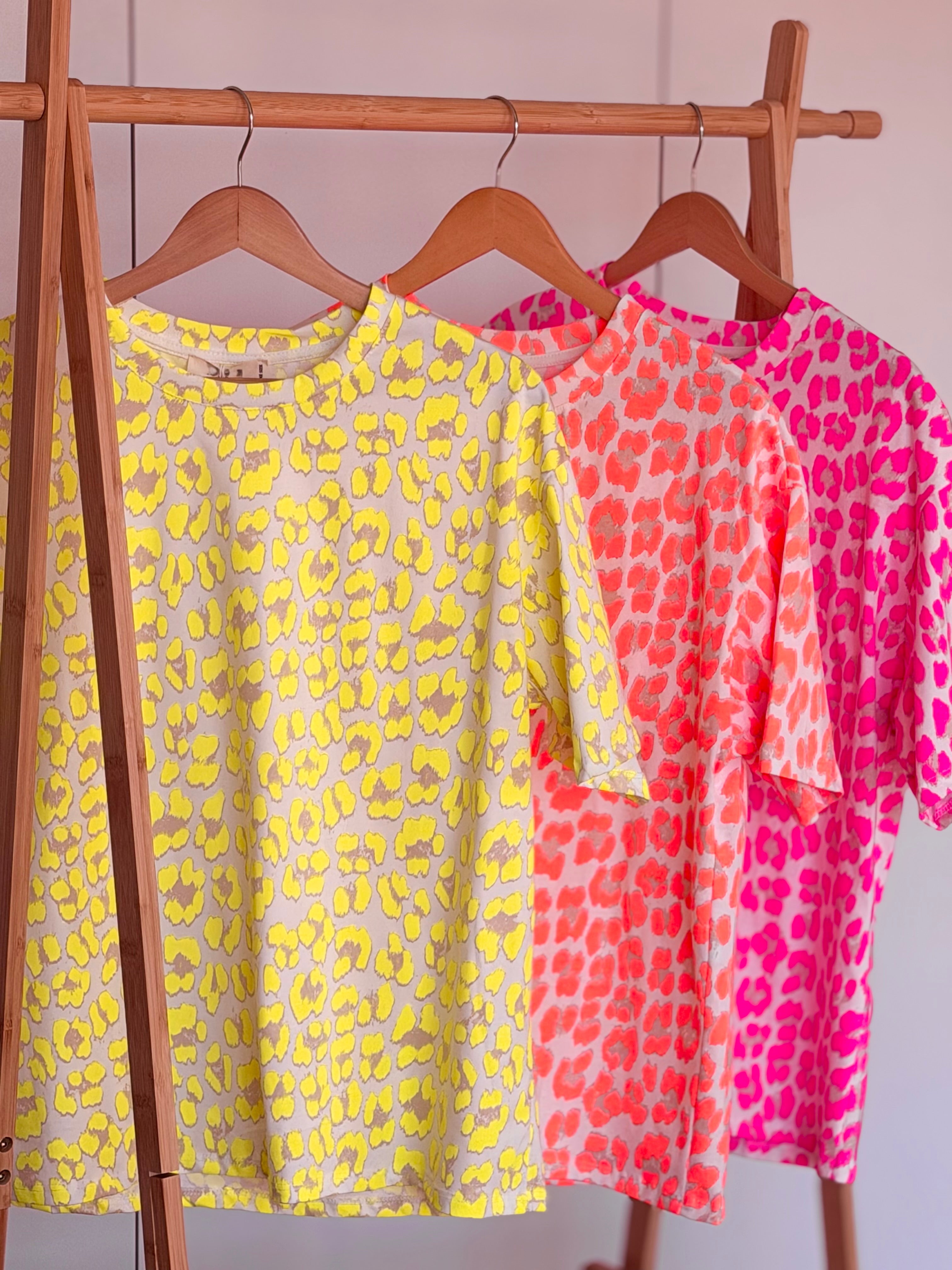 Tee shirt Léo ODESSA Jaune Fluo