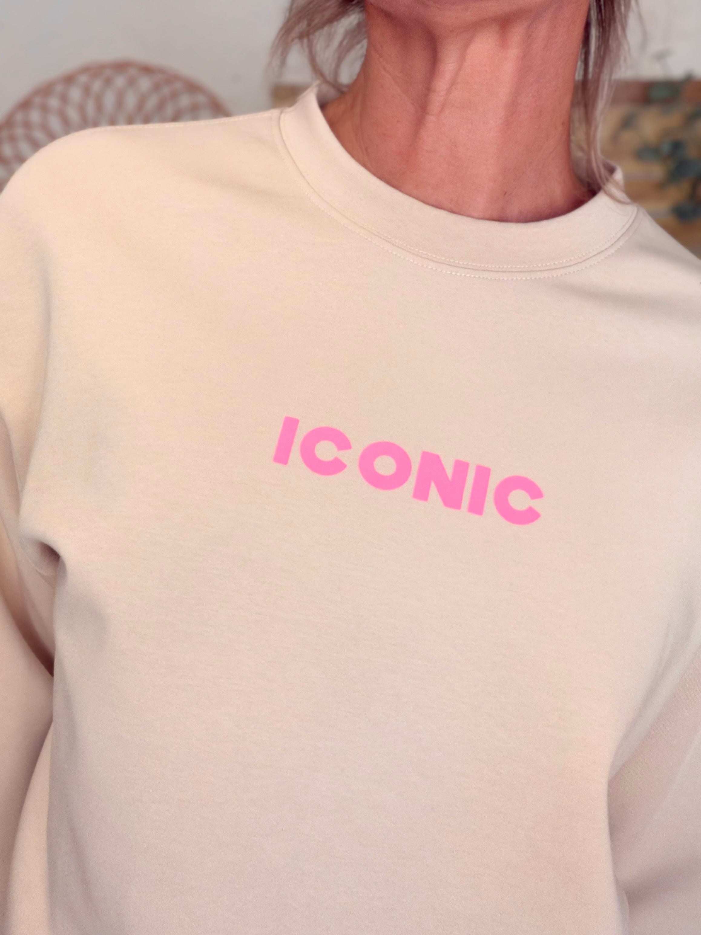 Sweat ICONIC ultra doux OMBLINE - Beige