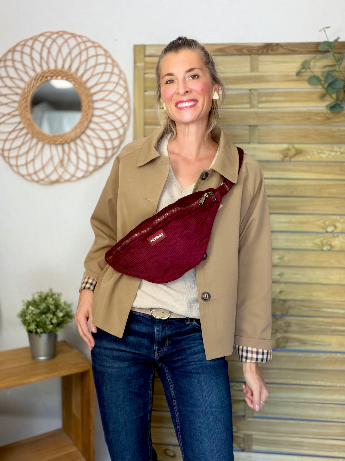 ⚡️ ARRIVAGE • Veste Trench, doublure à carreaux DANA Camel