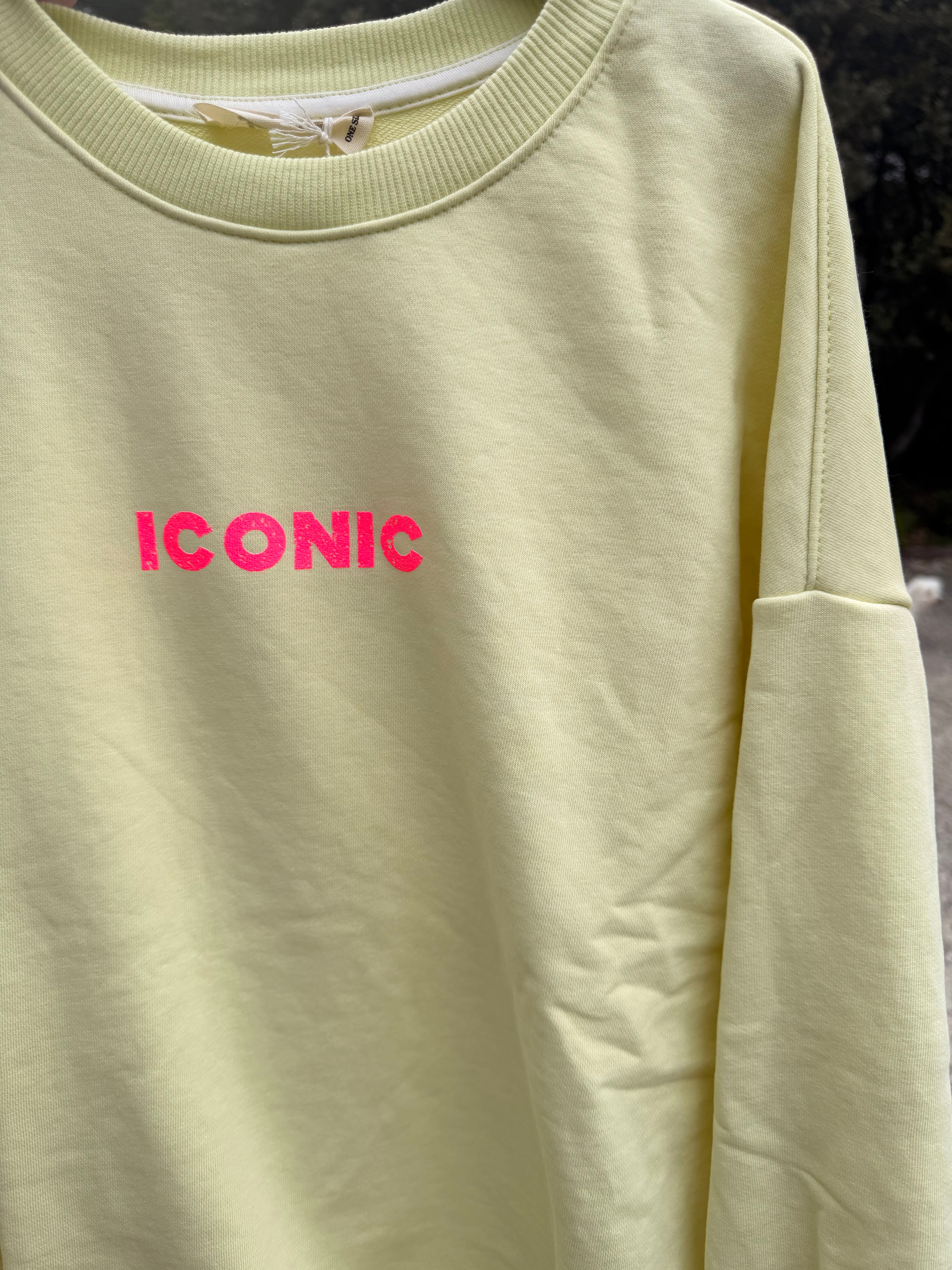 Sweat ICONIC COLINE - Jaune
