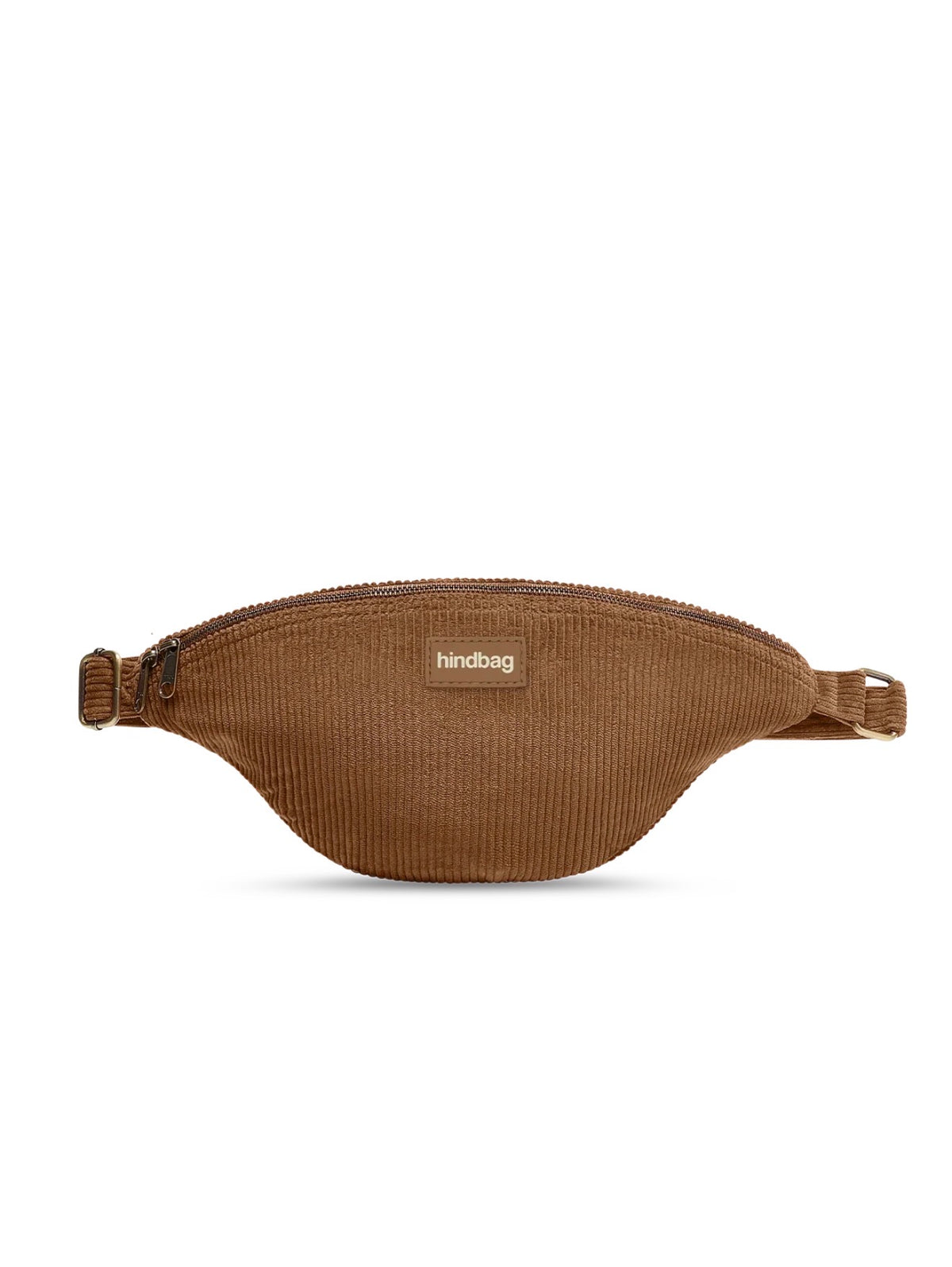 HINDBAG SASHA - Sac banane Velours Macchiato