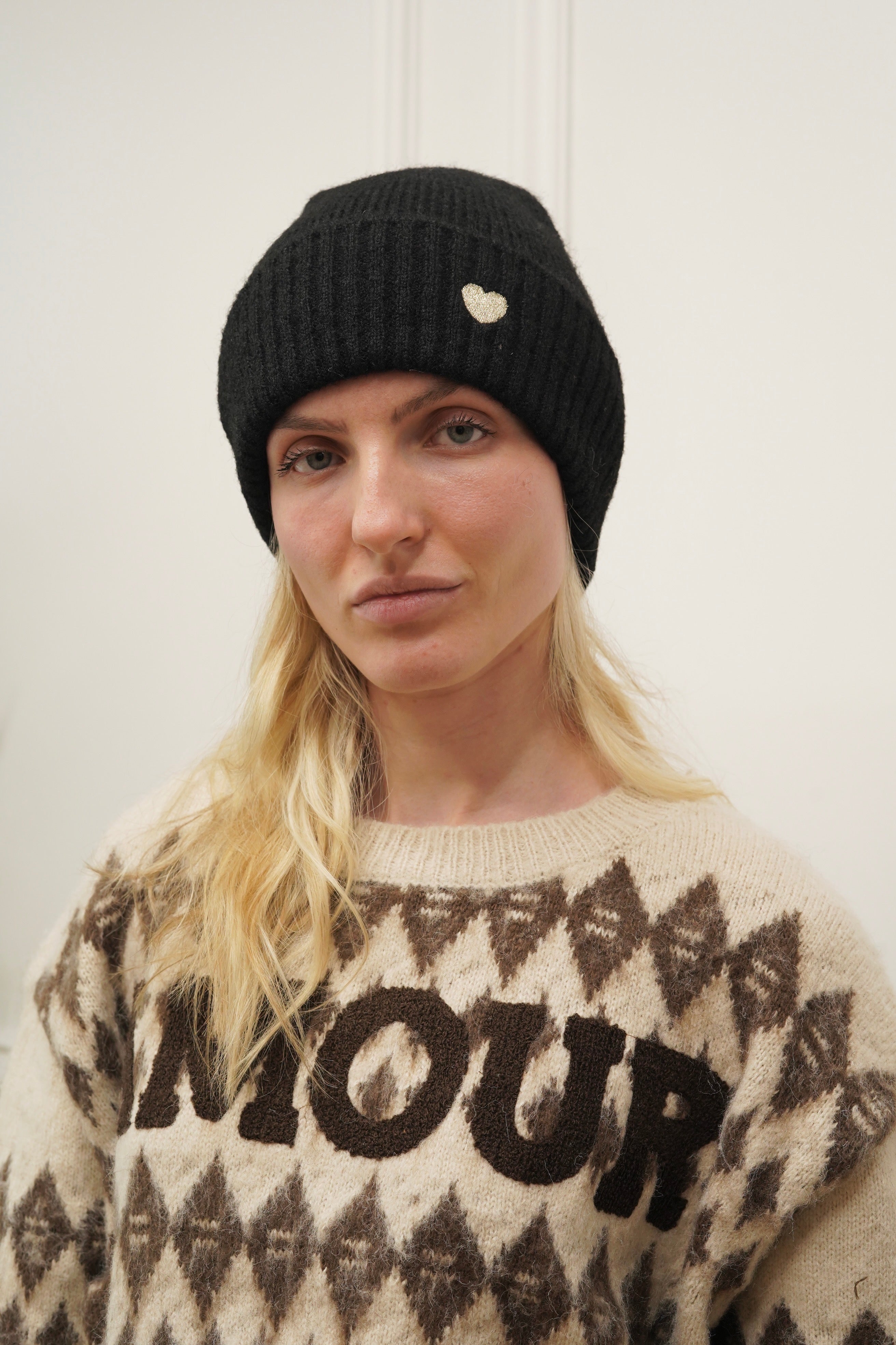 Bonnet avec cœur doré 💛 GABIN
