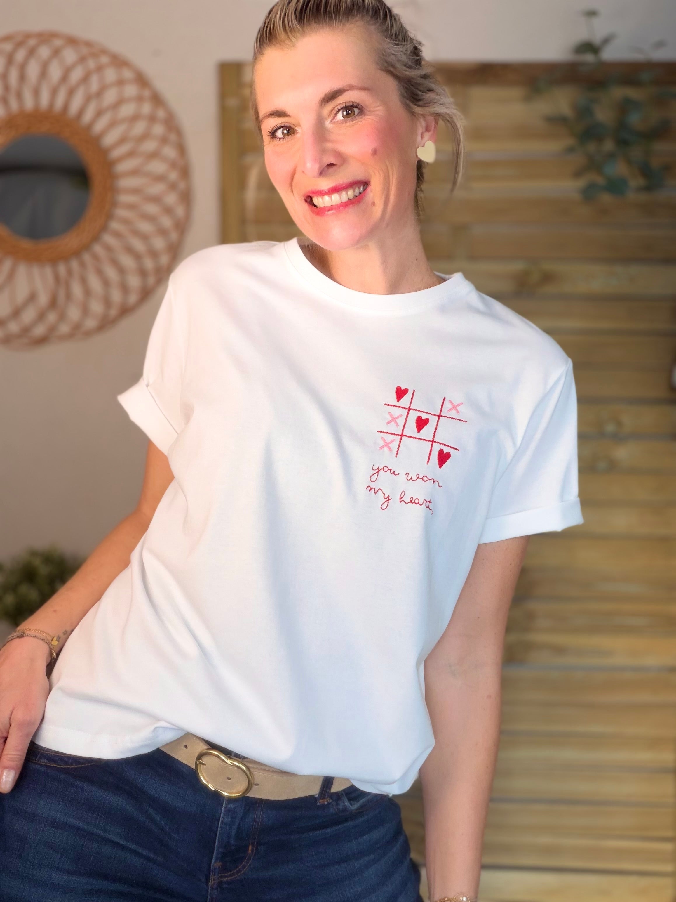 Tee shirt YOU WON MY HEART - MORAG