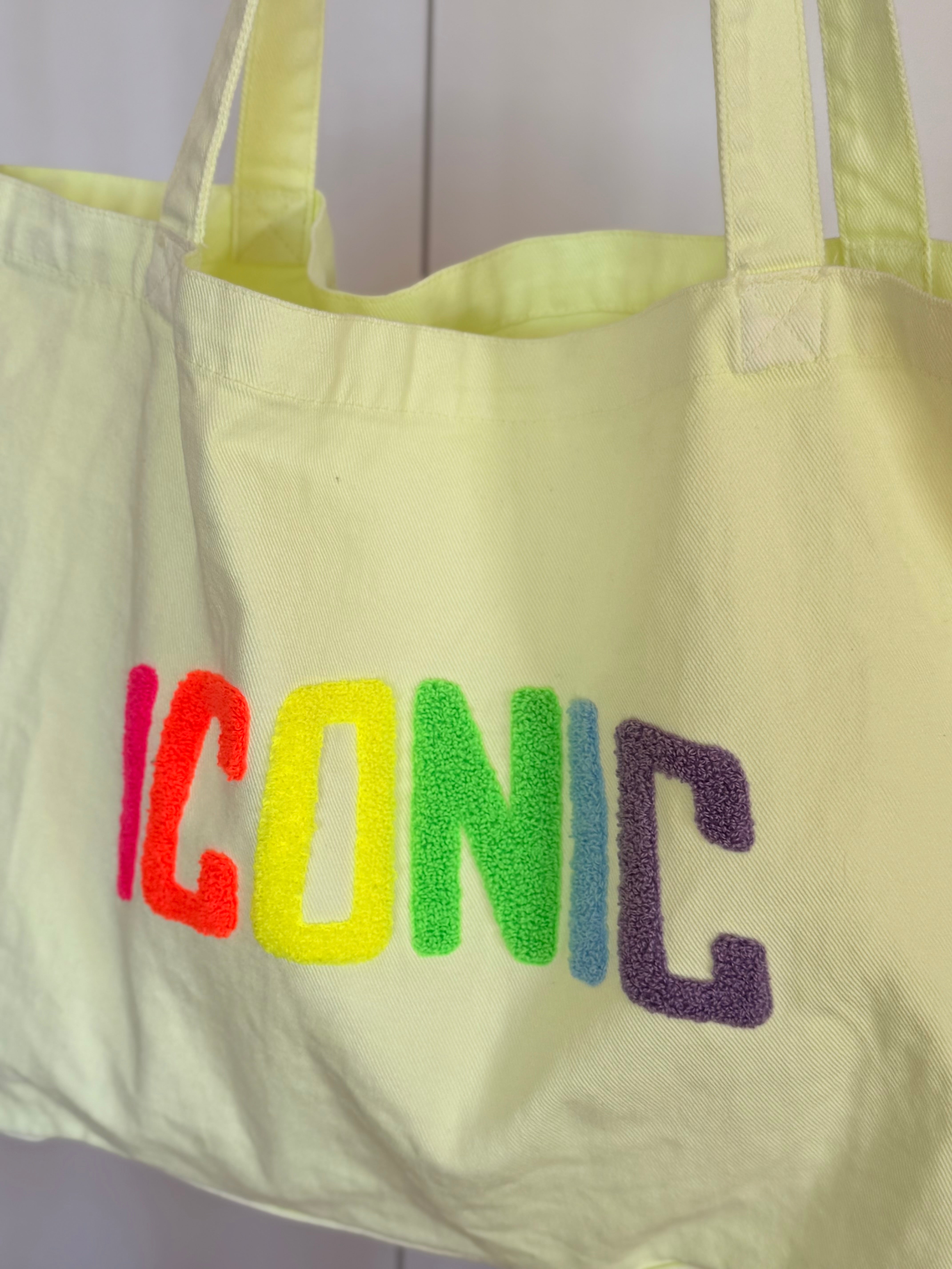 Grand Tote bag ICONIC Jaune VANINA