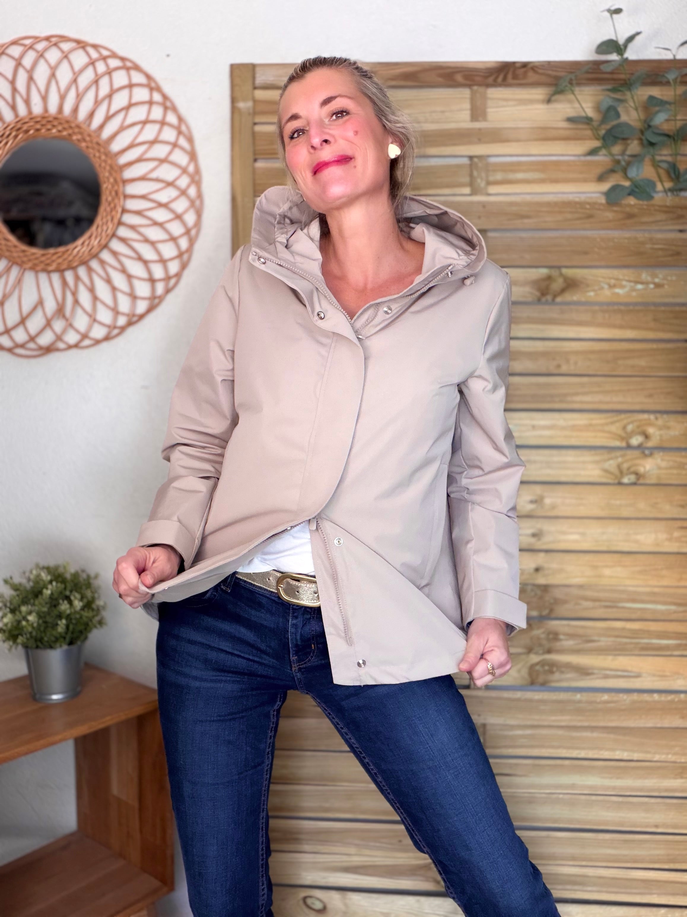 Imperméable LAURENCE mi-long - Beige