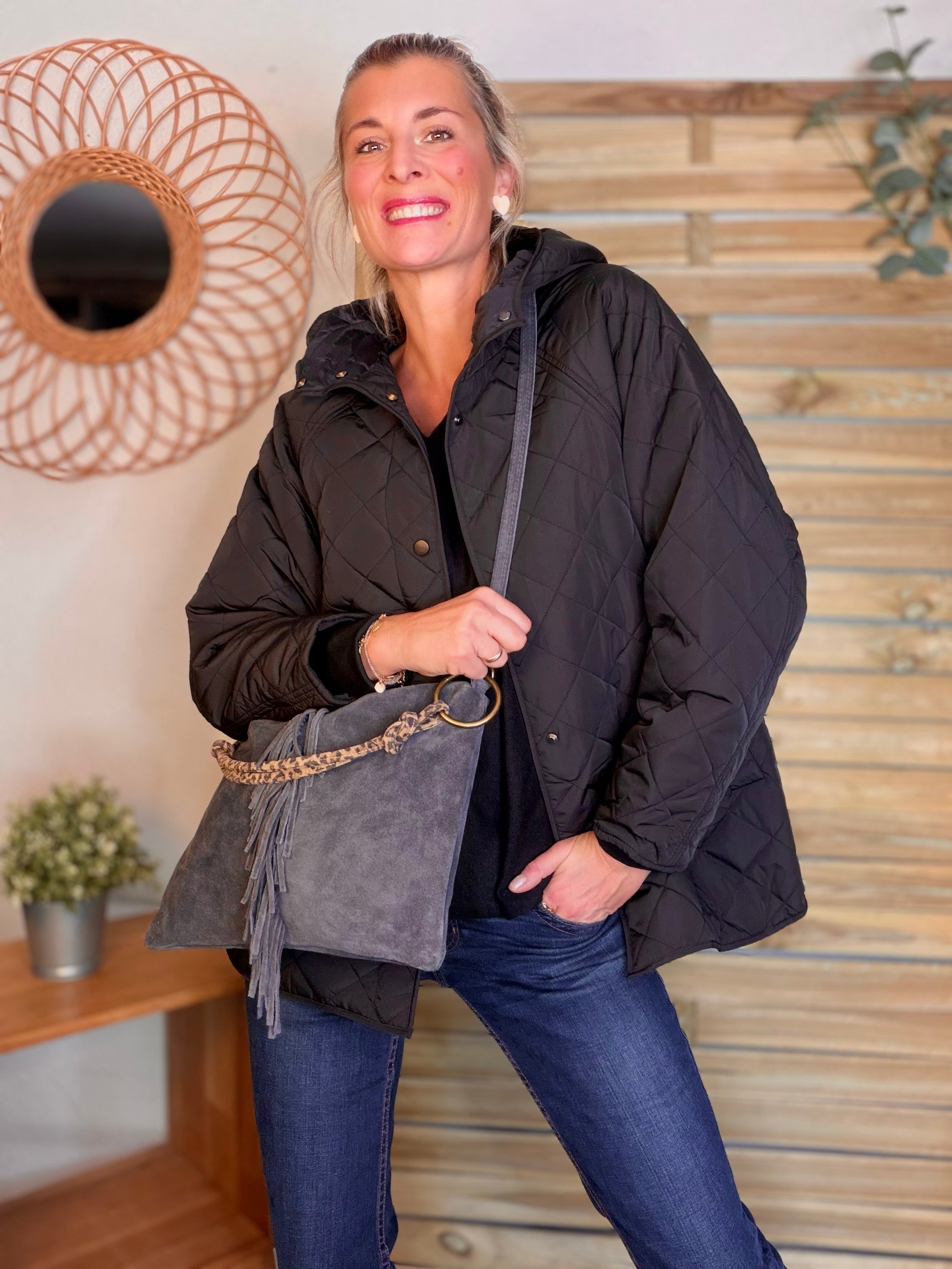 ⚡️ PÉPITES FRIDAY - Veste matelassée noir JASPER