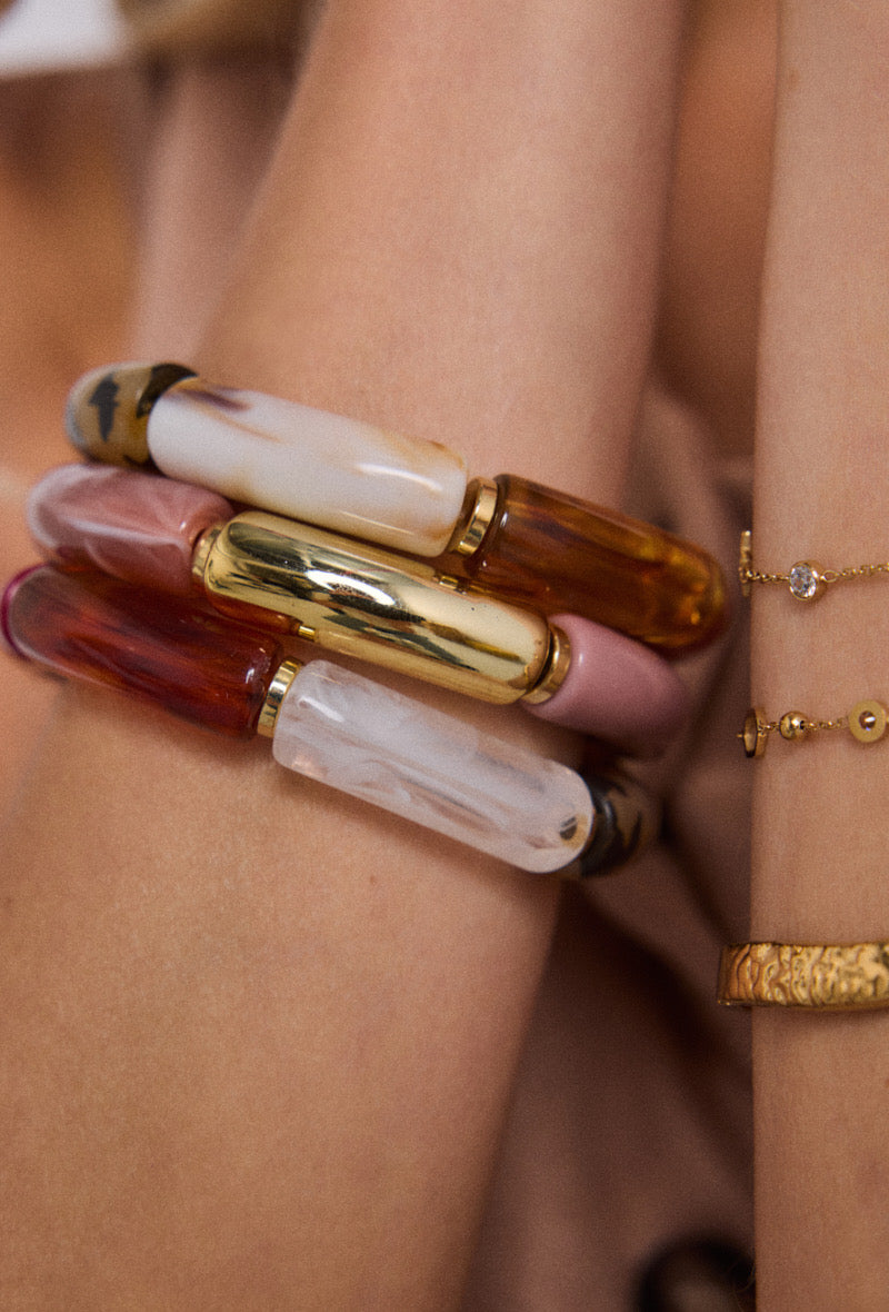 Bracelet jonc élastiqué motif Léo 🐆 ÉMILIA