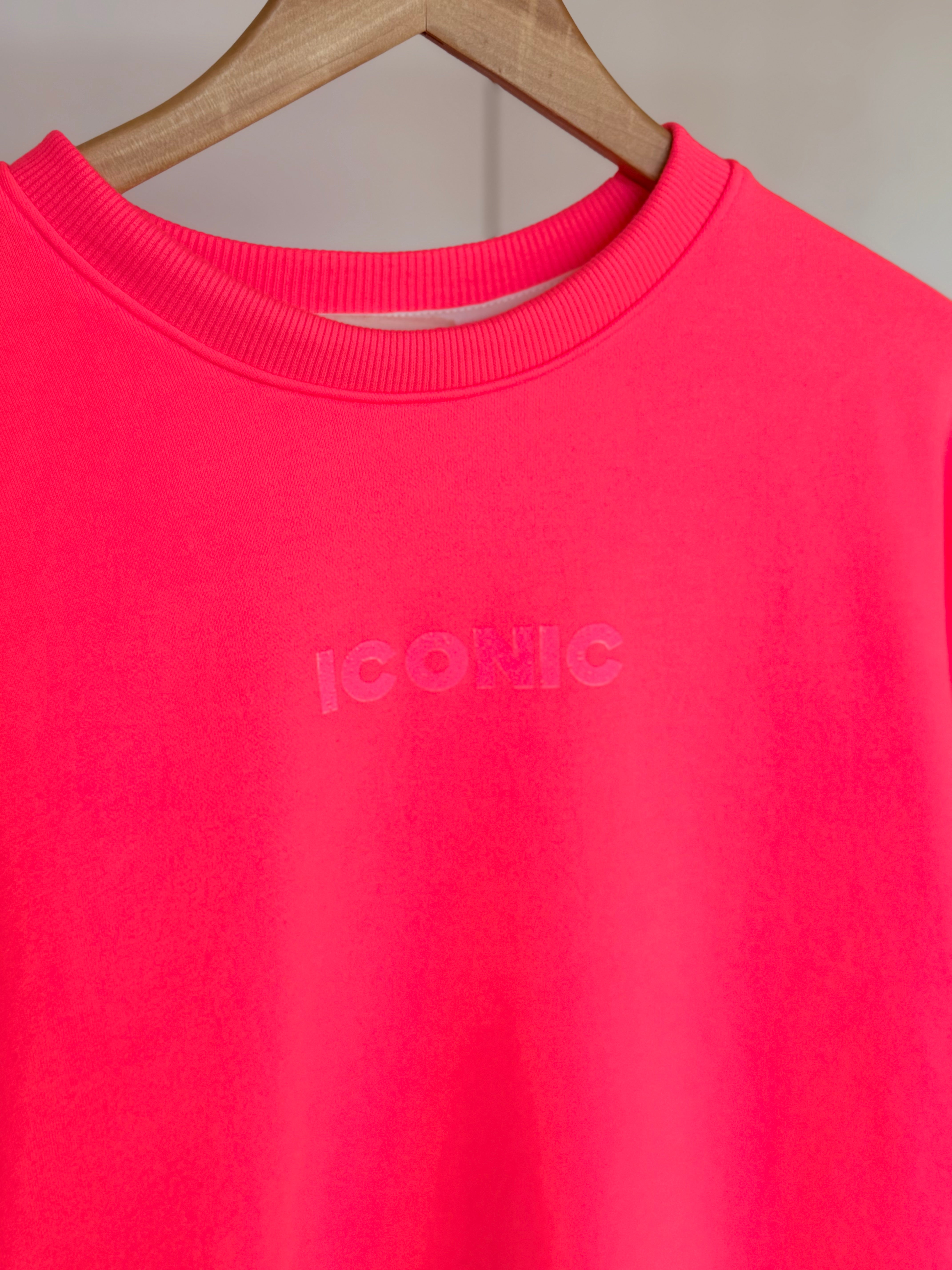 Sweat ICONIC COLINE - Rose fluo