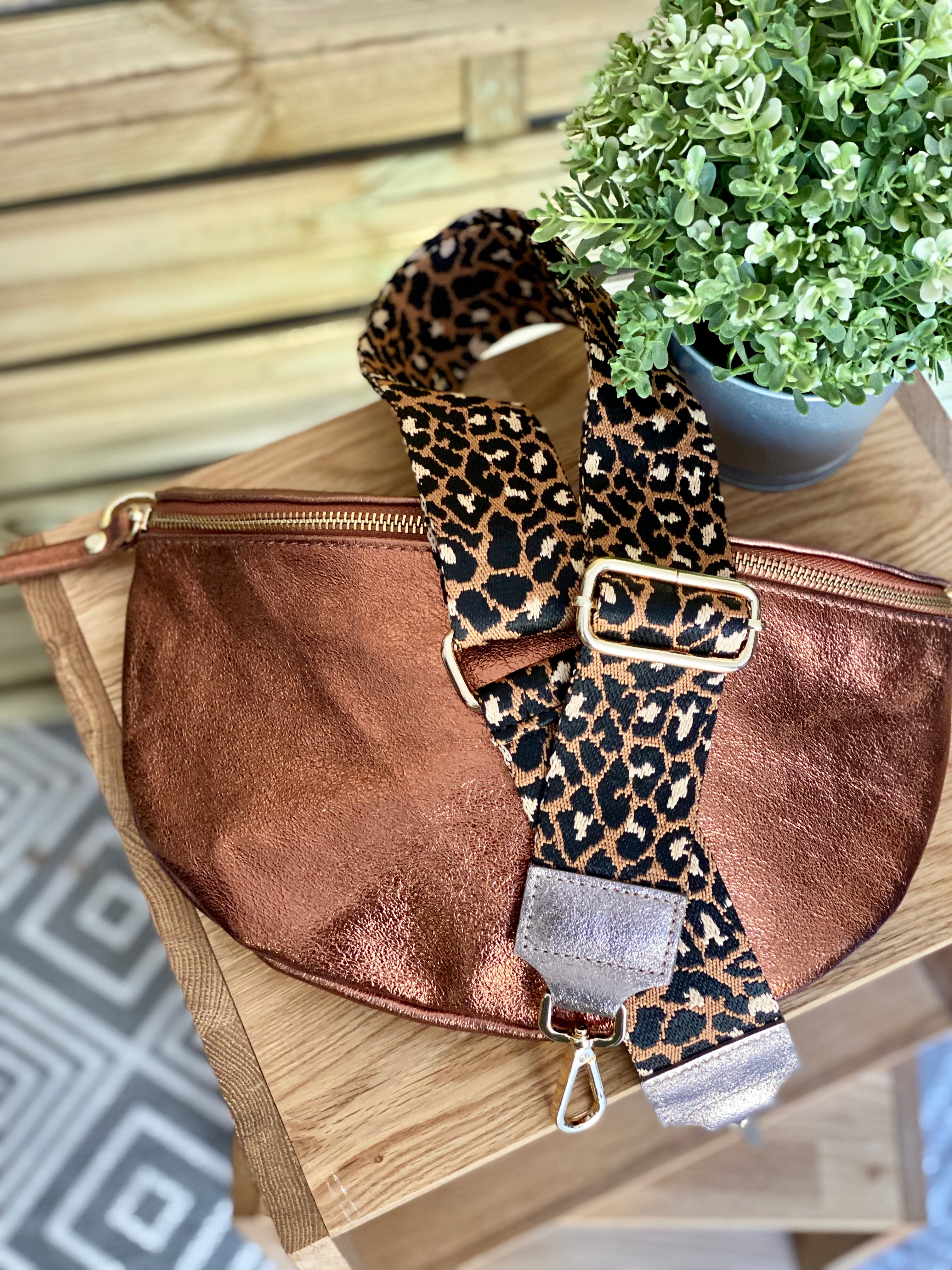 Sac bandouliere hotsell leopard cuir