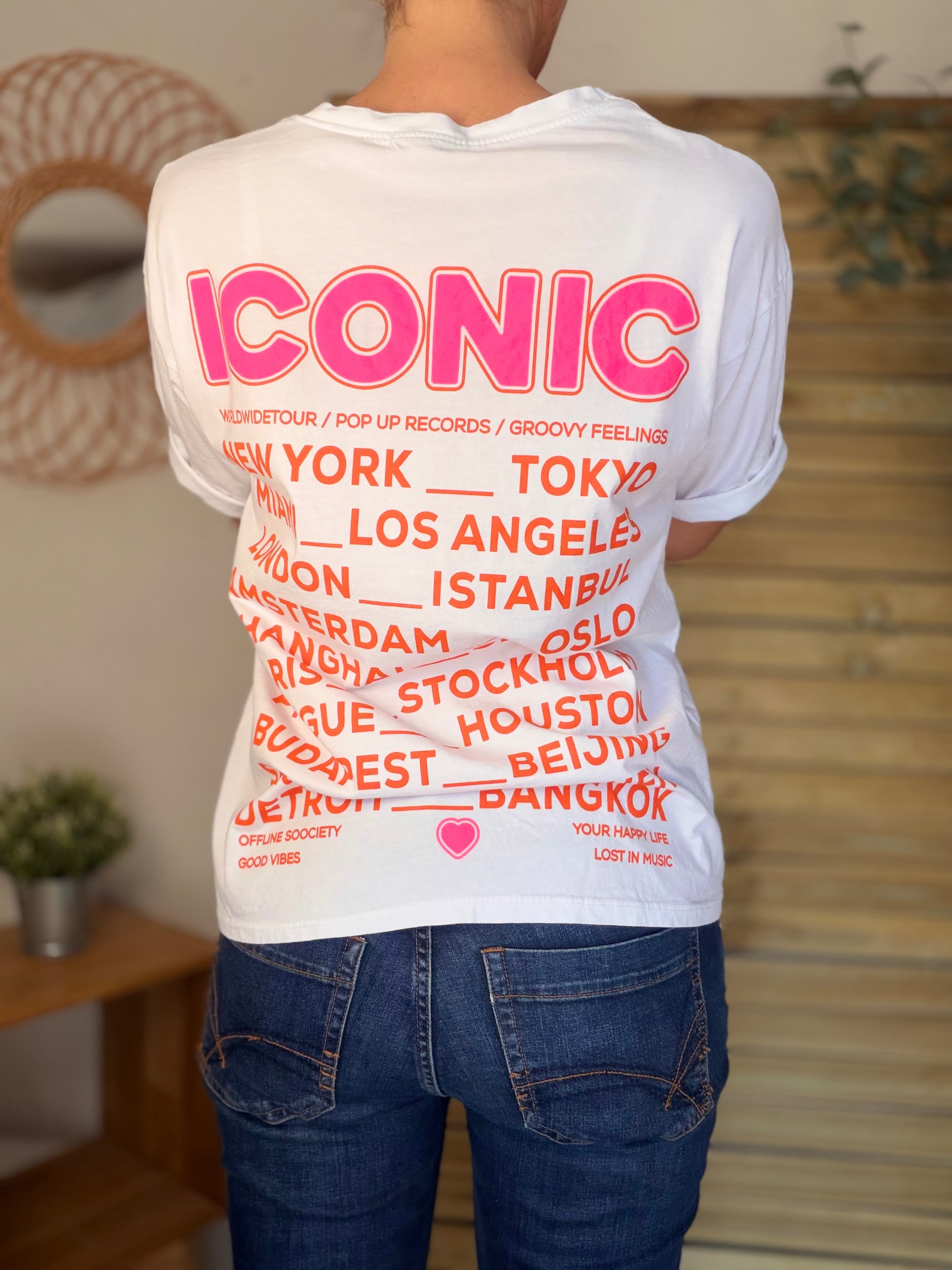 Tee shirt ICONIC DANA Blanc