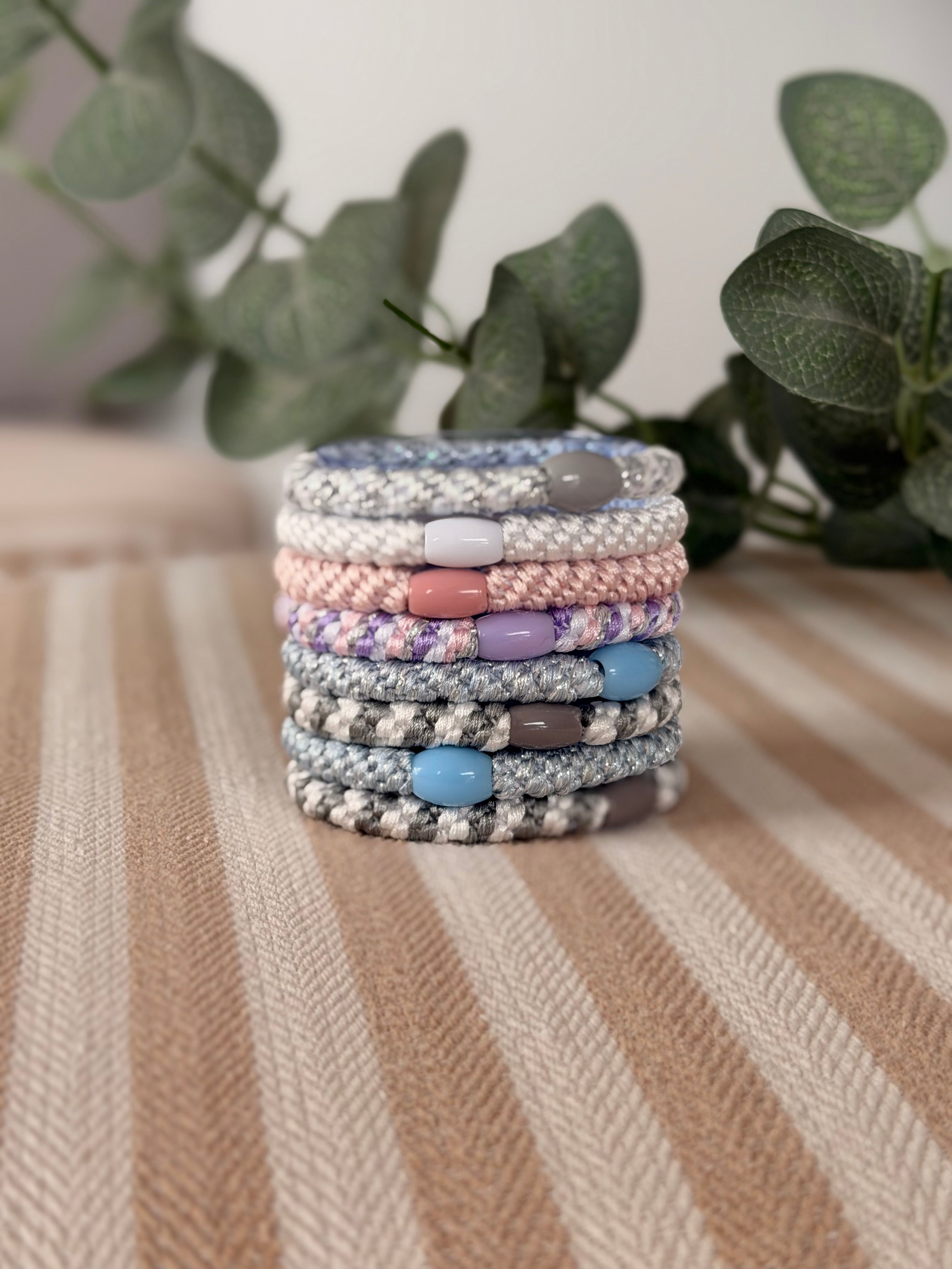 Set 8 élastiques cheveux