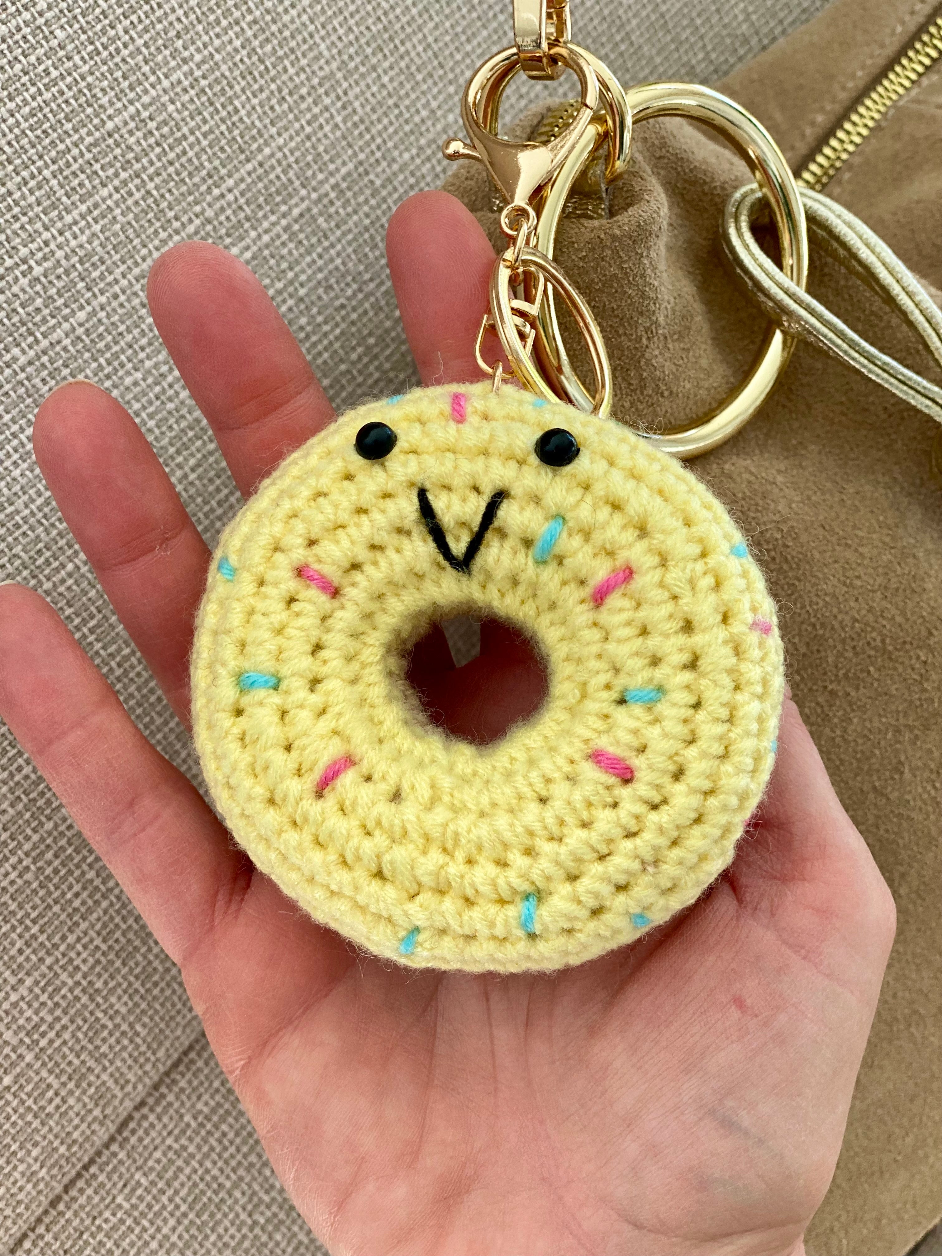 Porte-clefs Grigri en crochet ANATOLE