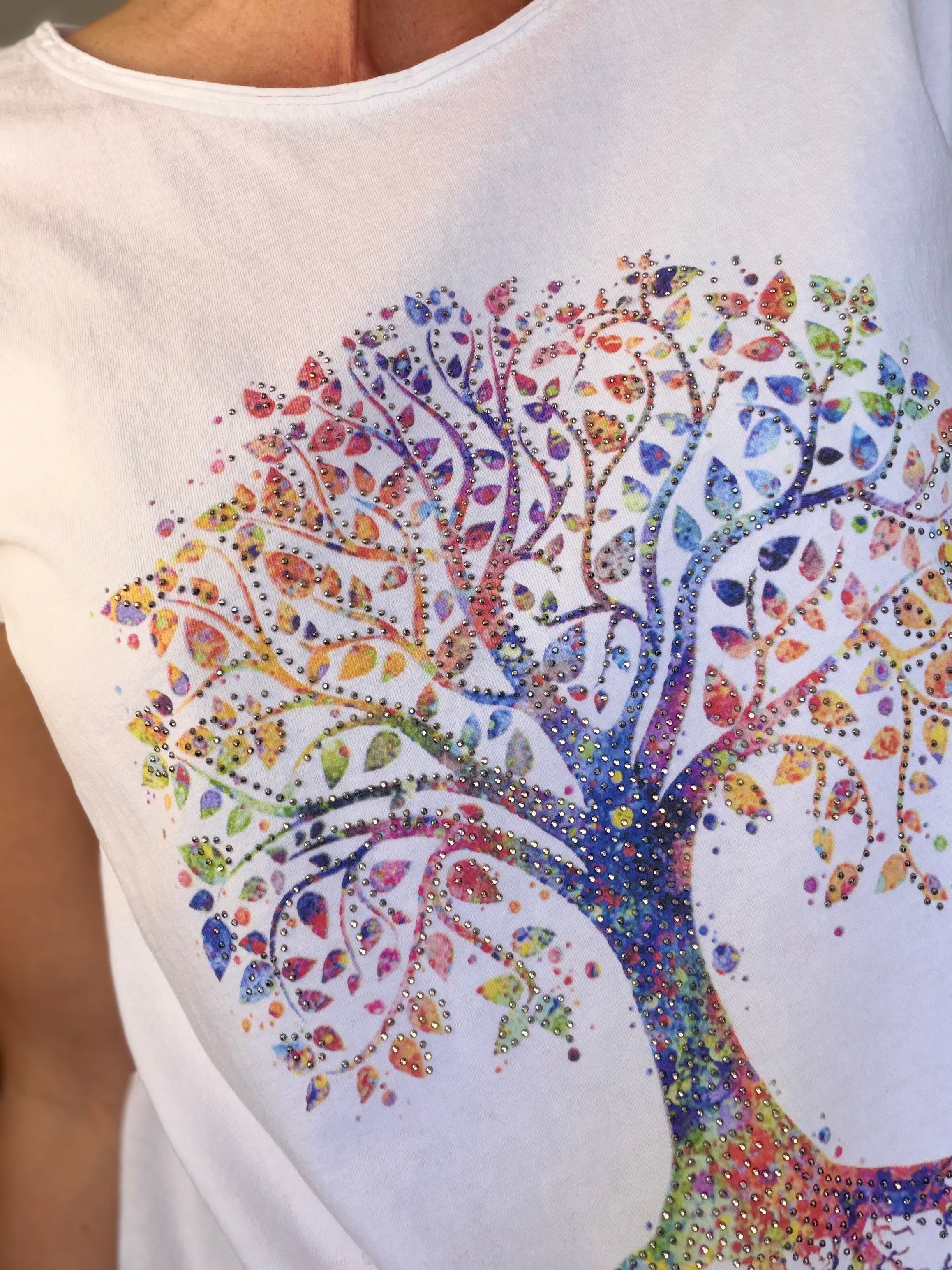 Tee shirt strass Arbre de vie 🌳🩷 BAYA