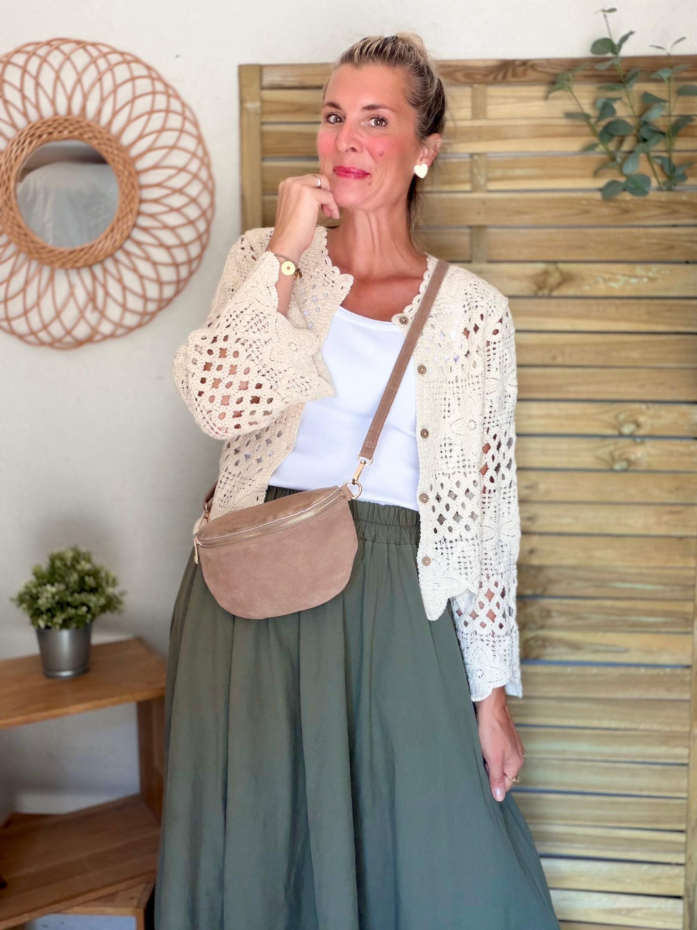 ⚡️ ARRIVAGE - Gilet en crochet PACOME écru