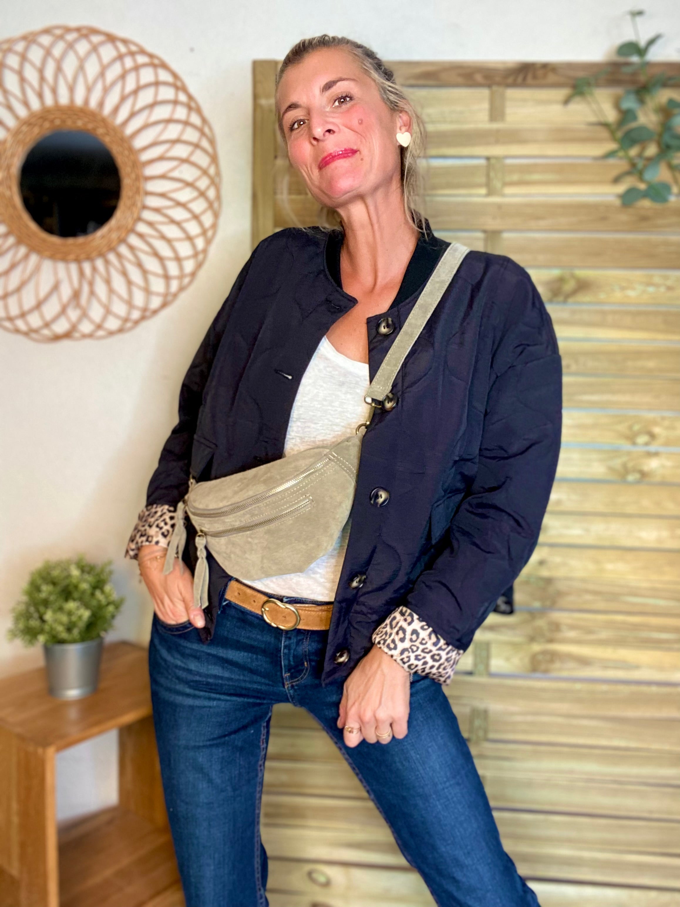 ⚡️ PÉPITES FRIDAY - Veste matelassée noir/léo HARPER