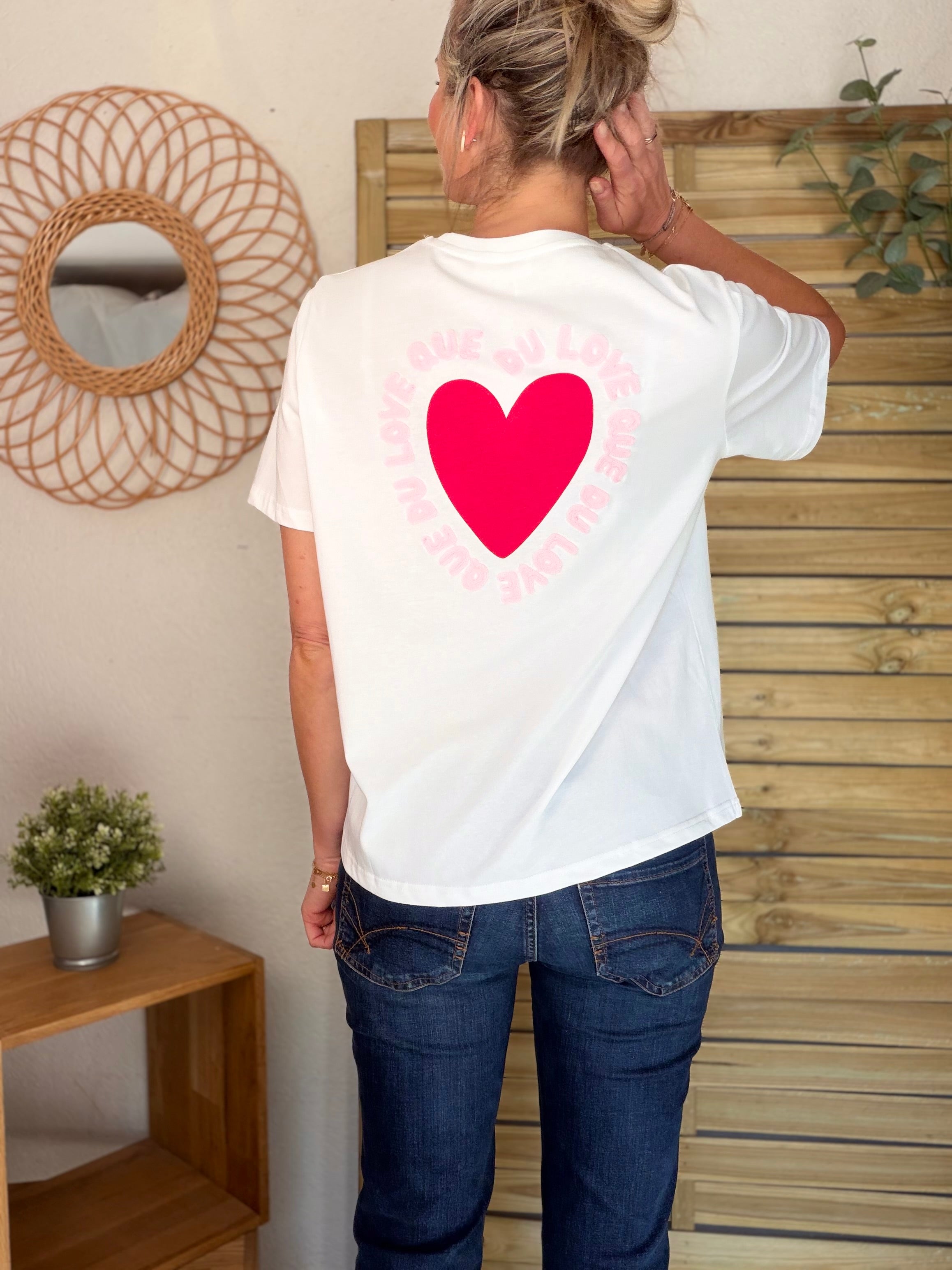 Tee shirt QUE DU LOVE - MORAG